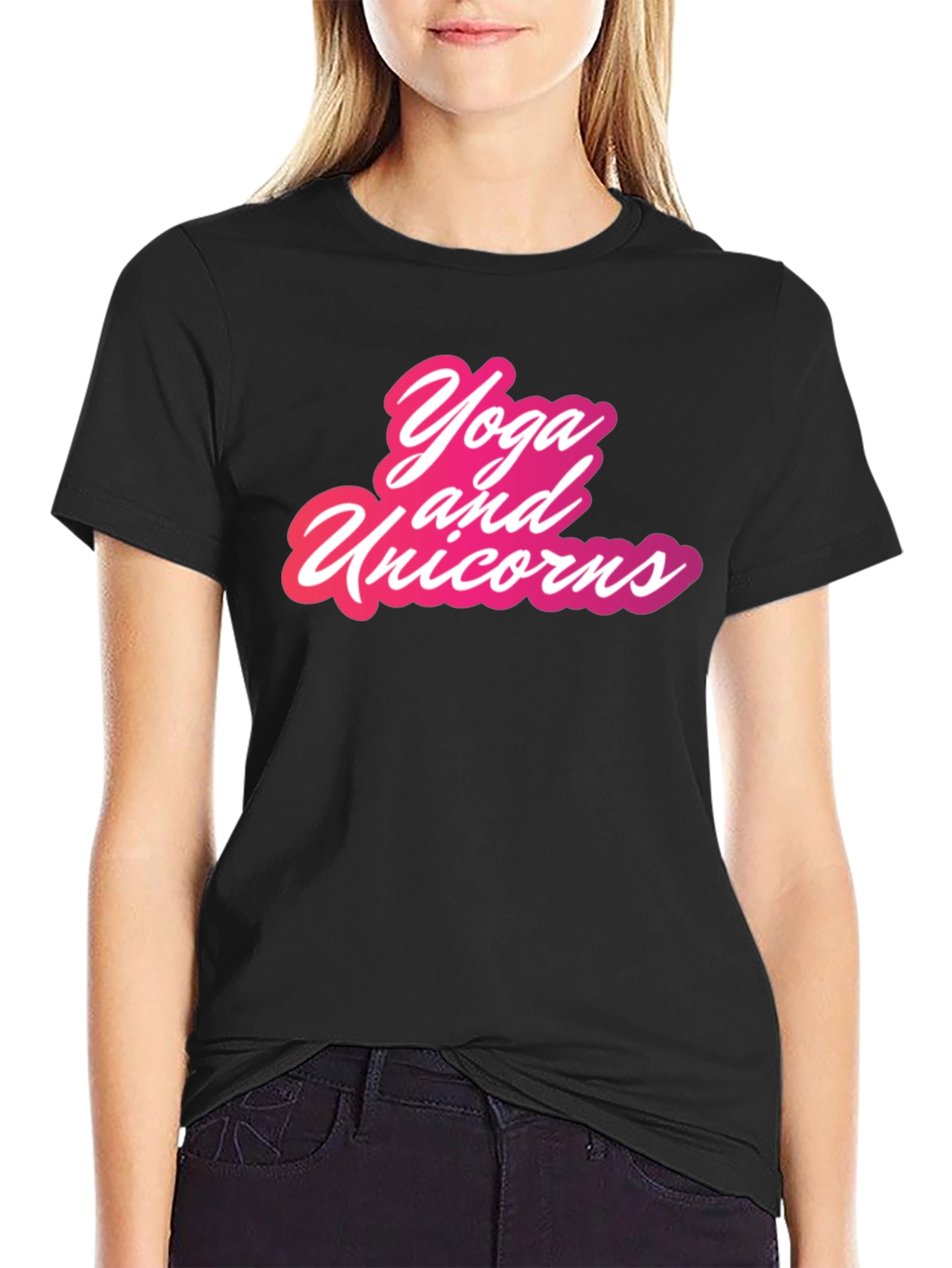 Yoga and Unicorns Graphic Tee