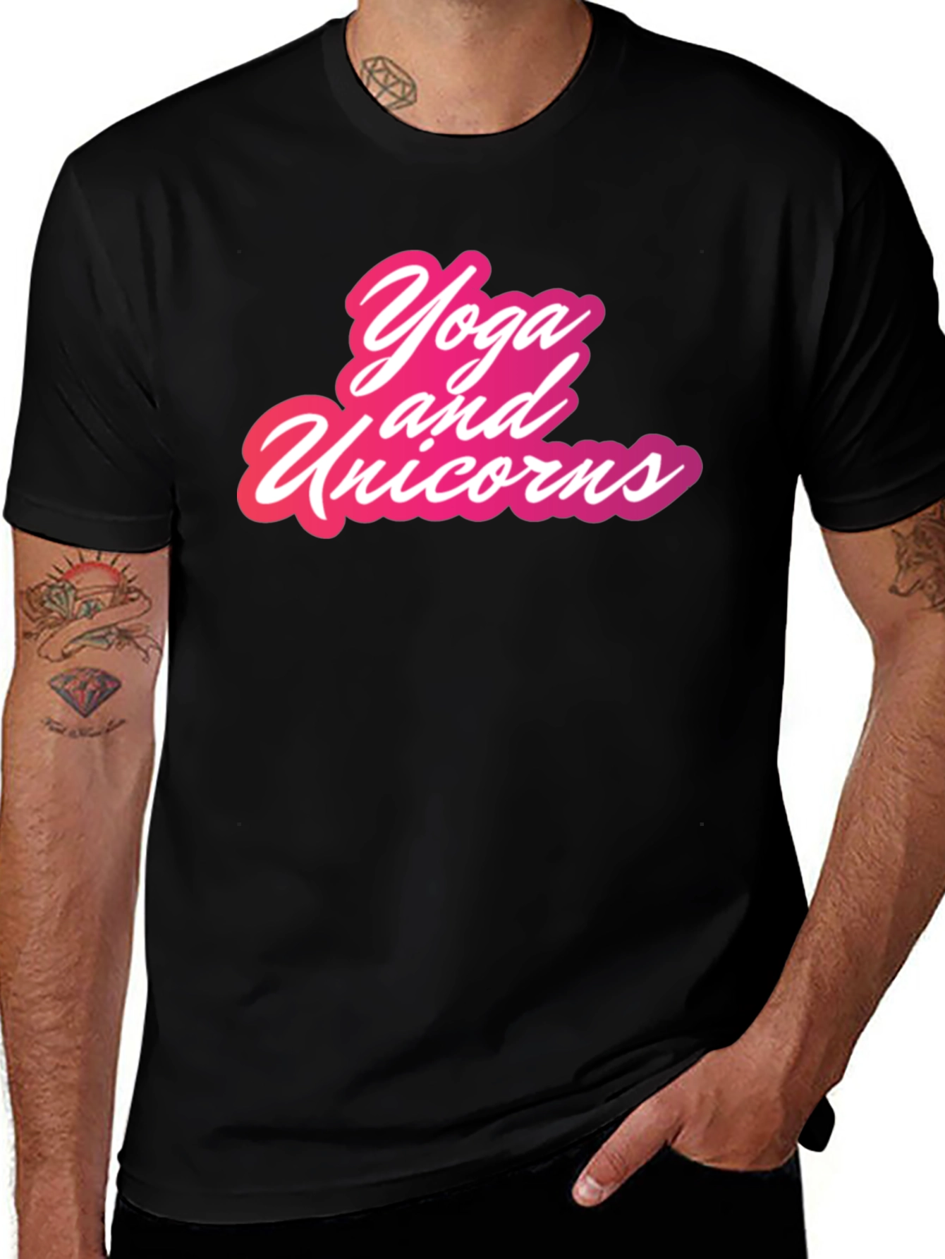 Yoga and Unicorns Graphic Tee