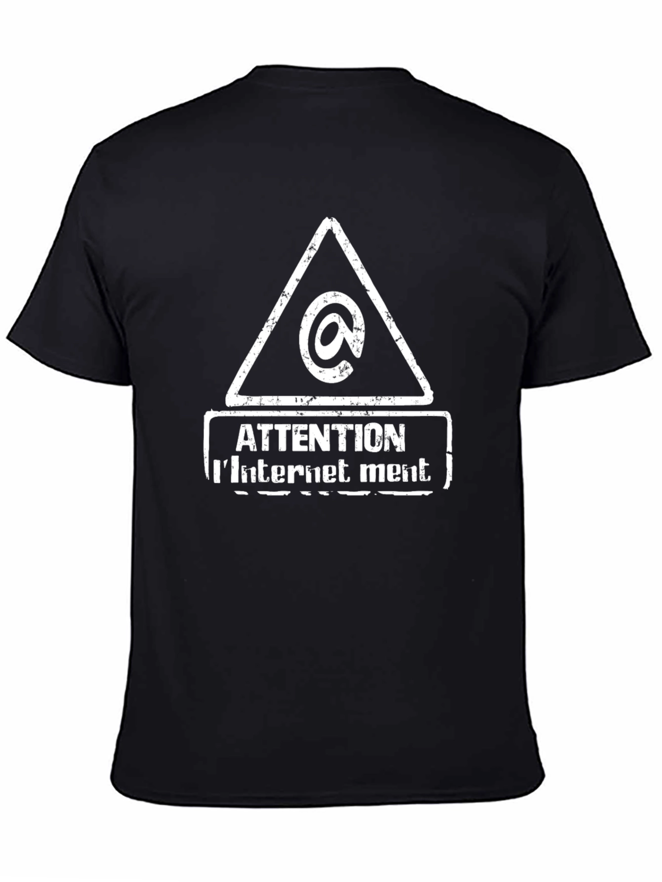 Attention Internet Mens T-Shirt