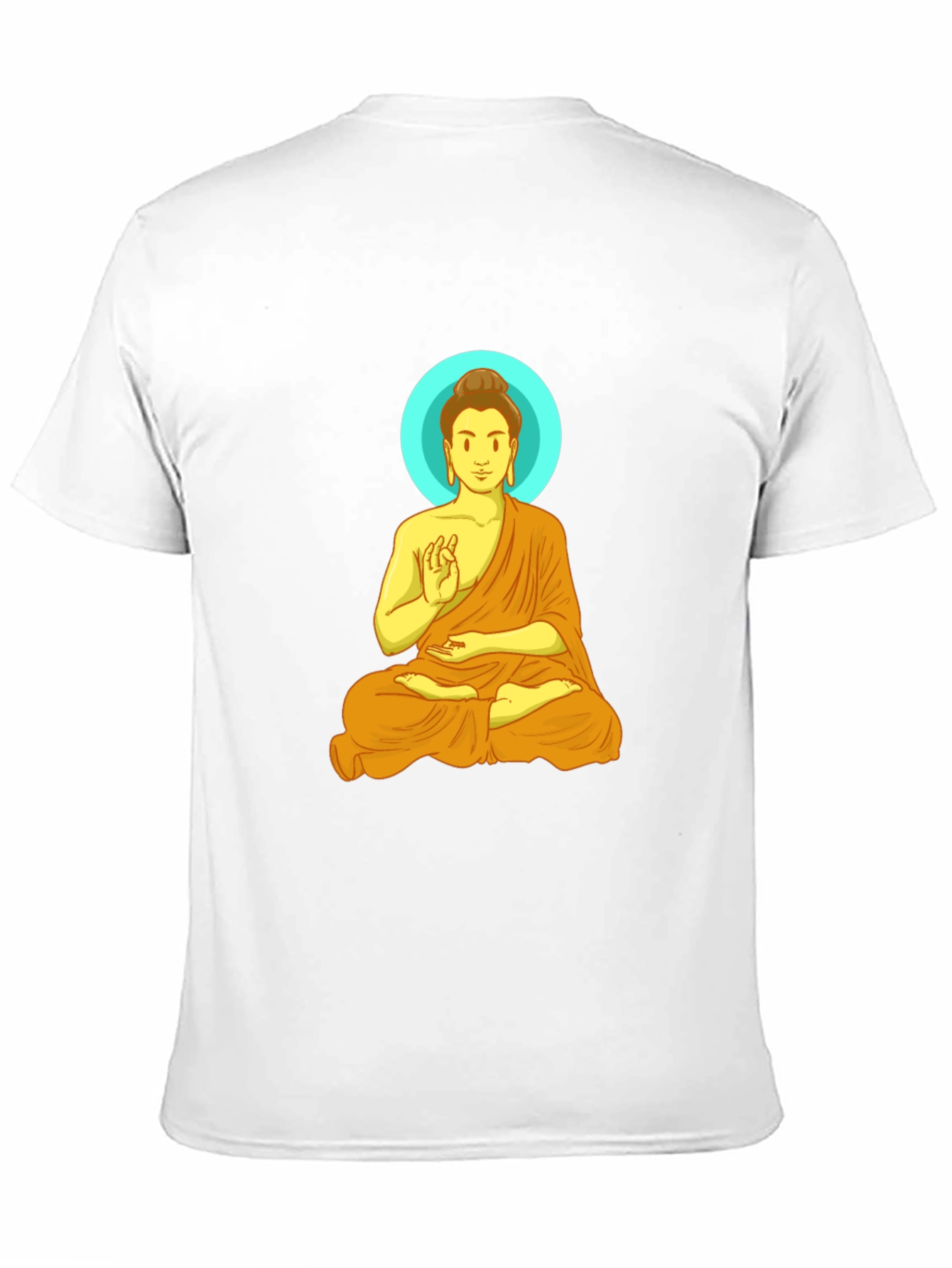 Buddha Graphic Tee - Meditating Print