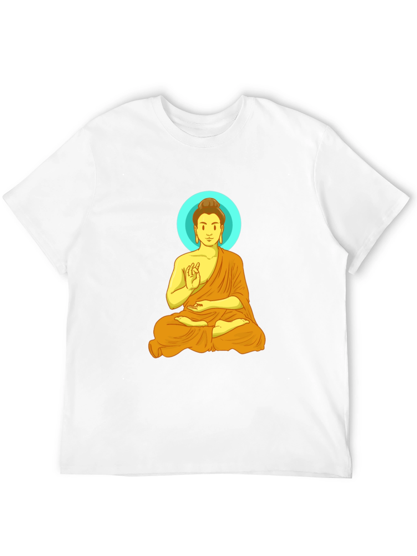 Buddha Graphic Tee - Meditating Print