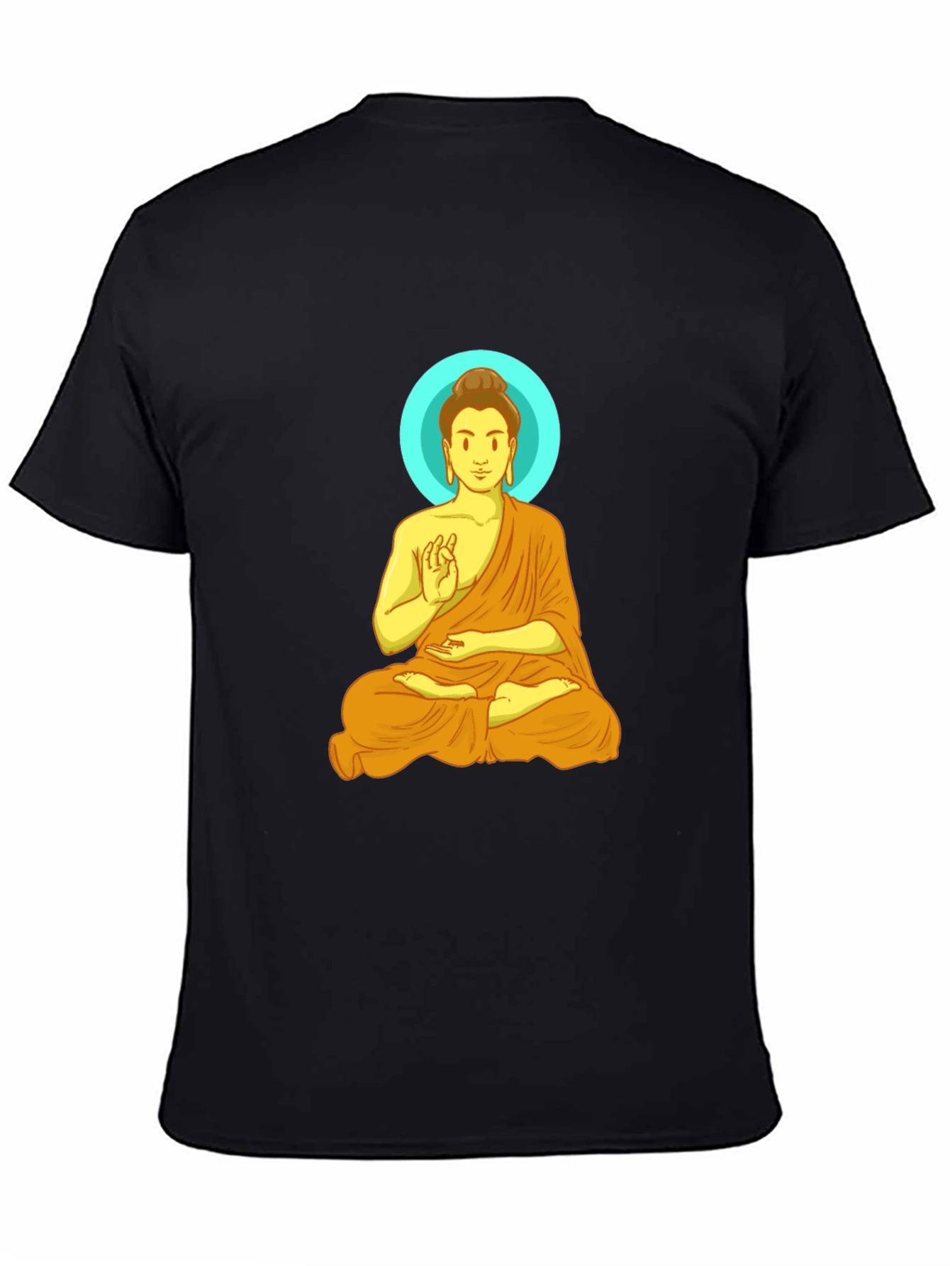 Buddha Graphic Tee - Meditating Print