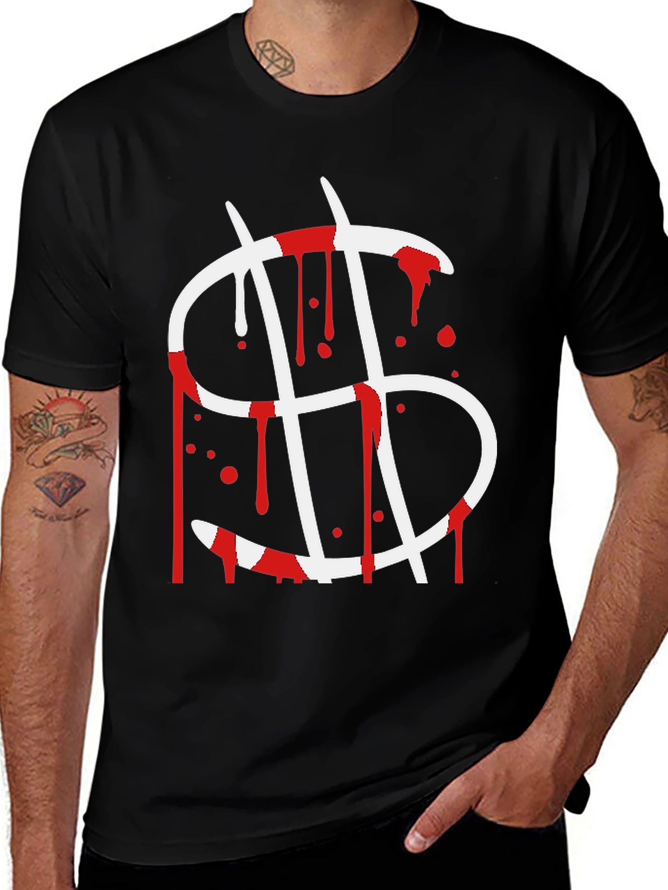 Bloody Money Graphic T-Shirt - Bold Streetwear