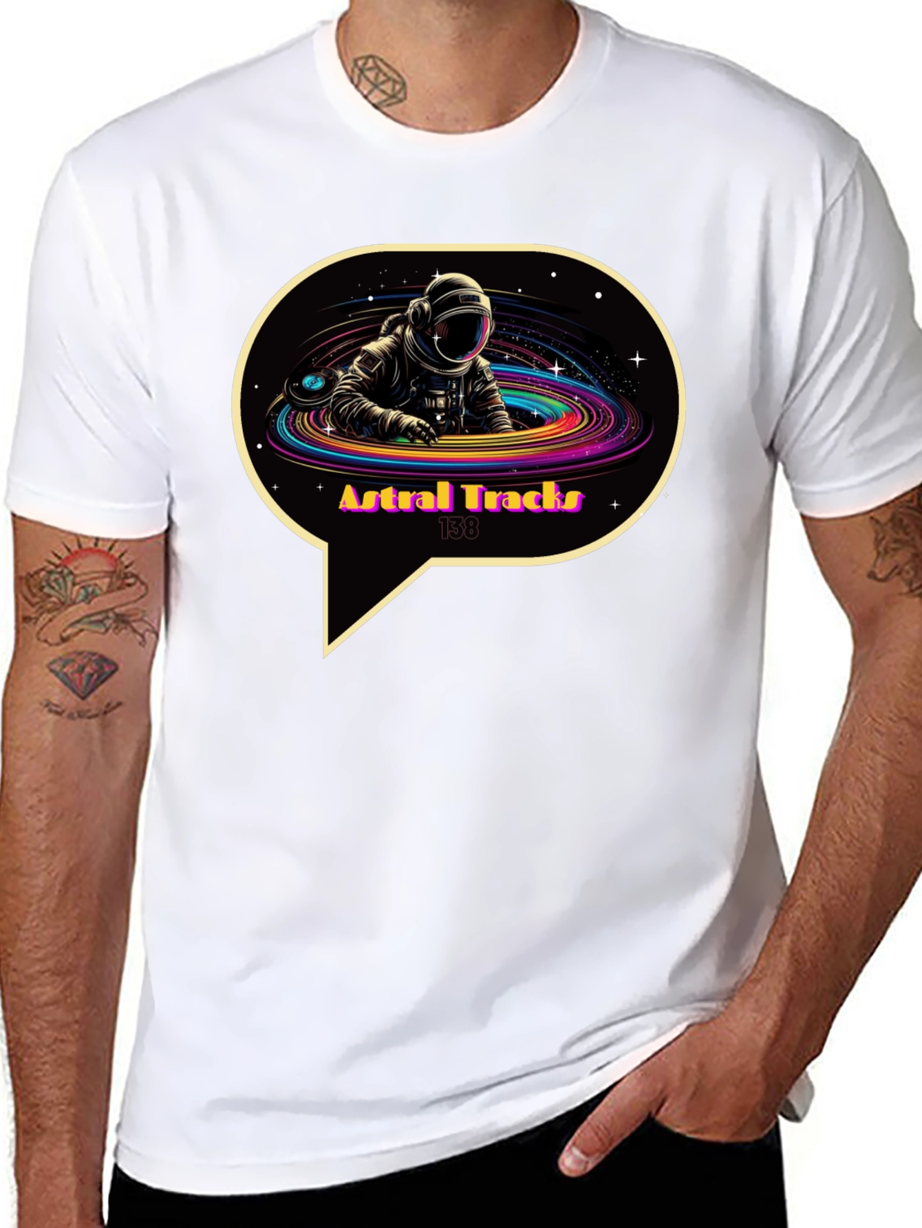 Astral Tracks Astronaut Graphic Tee