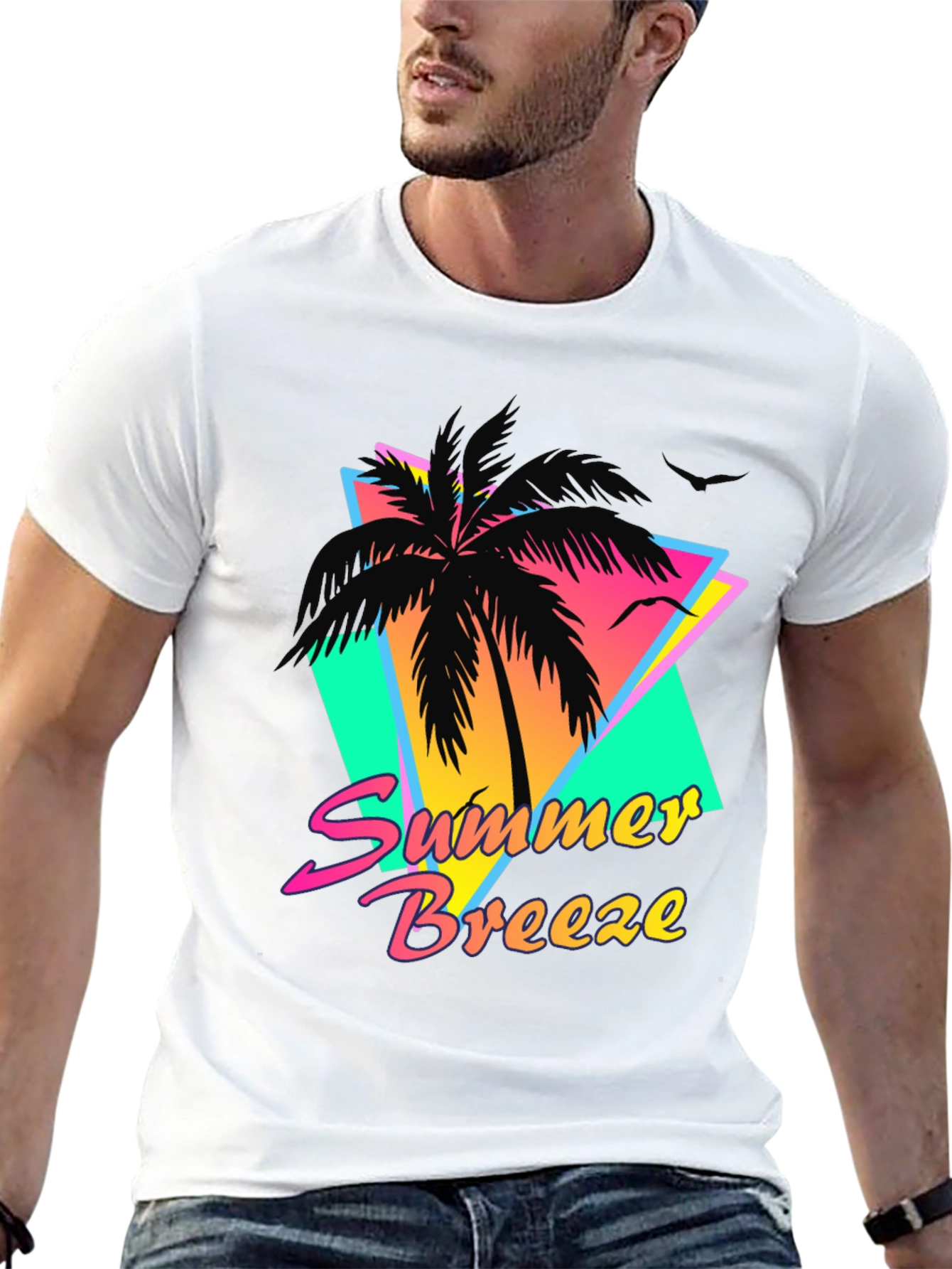 Summer Breeze Retro T-Shirt