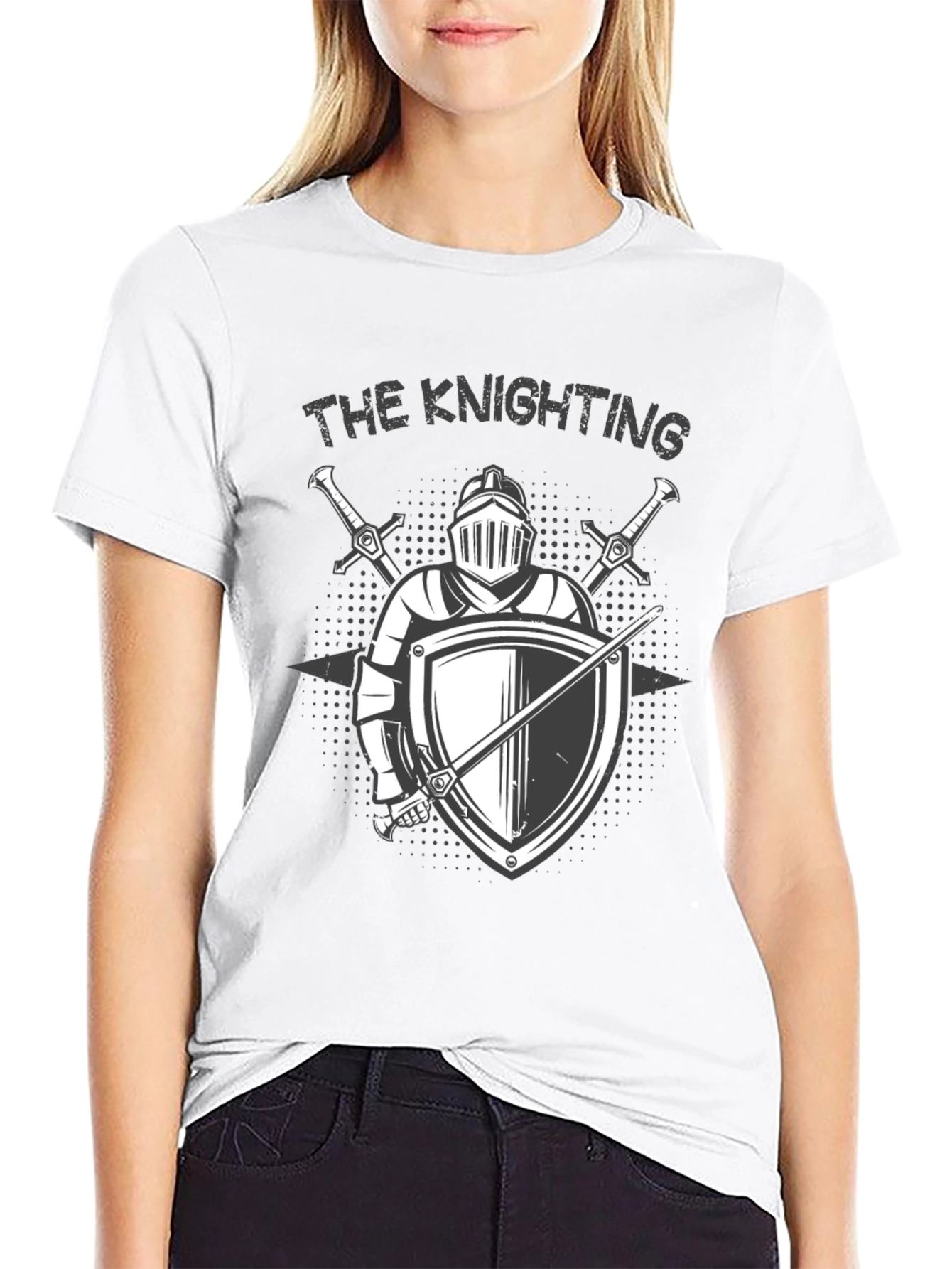 The Knighting Graphic T-Shirt - Medieval Knight Design