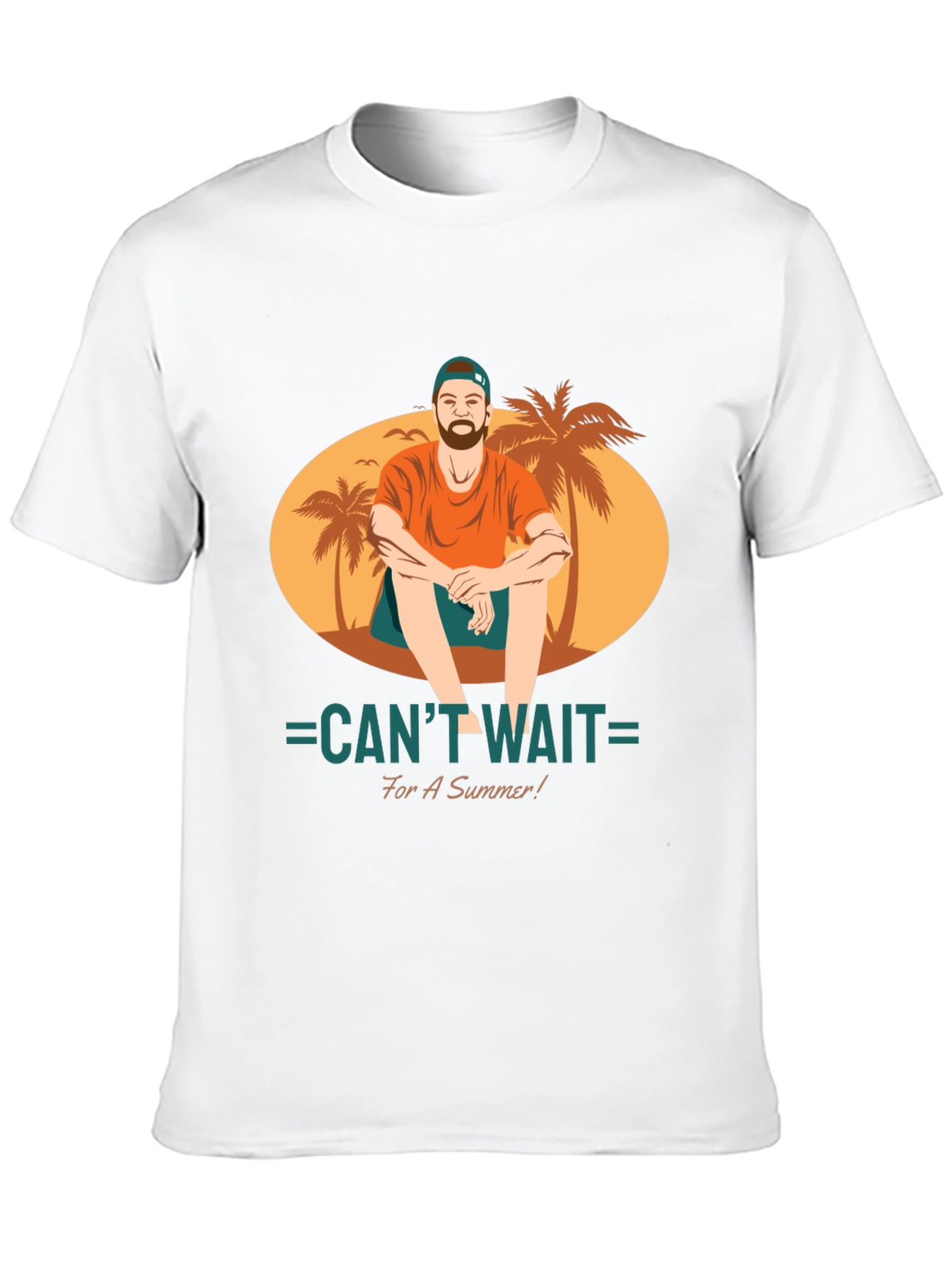 Summer Beach T-Shirt - Cant Wait