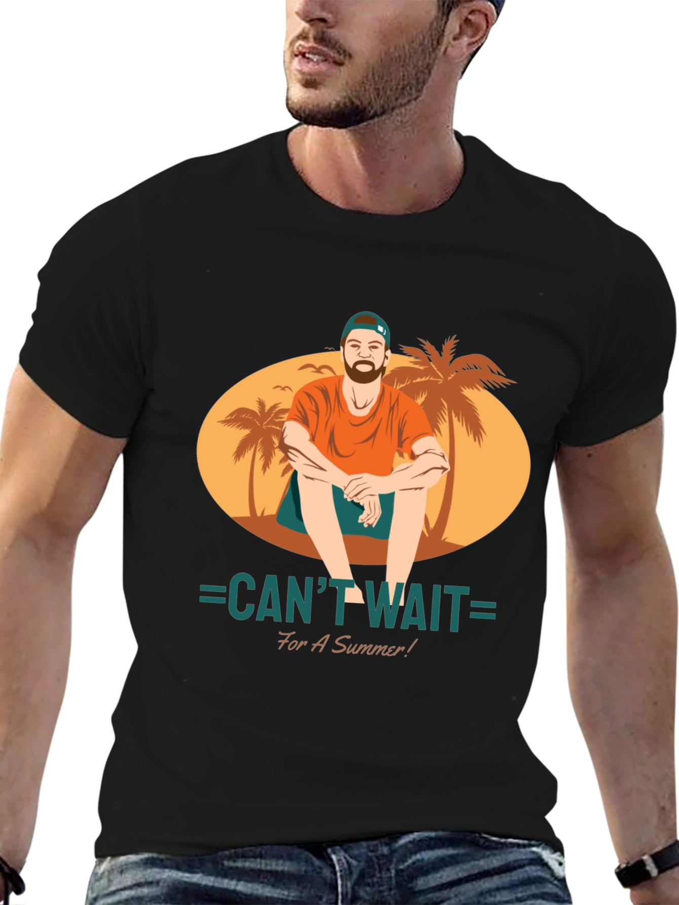 Summer Beach T-Shirt - Cant Wait