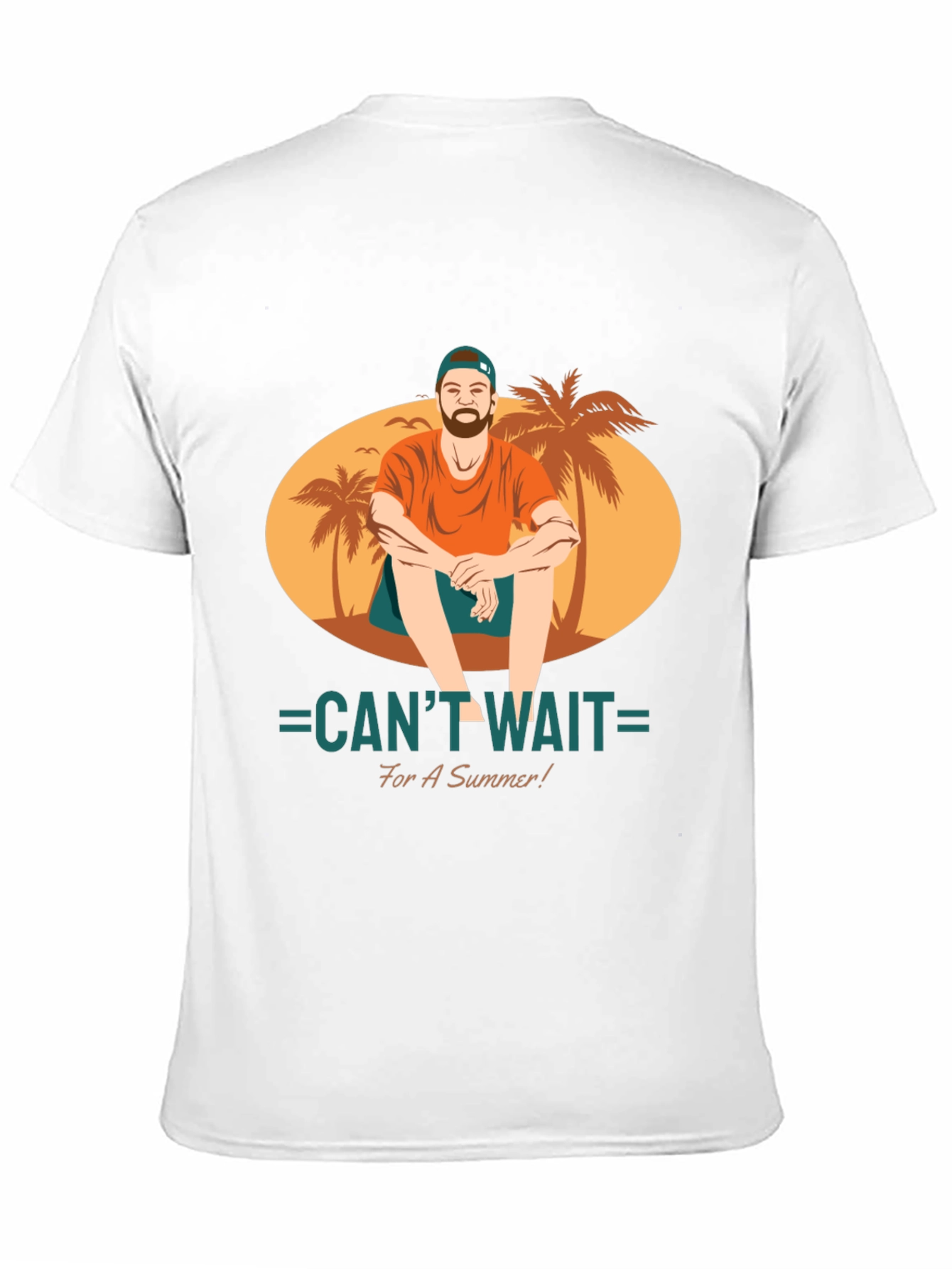 Summer Beach T-Shirt - Cant Wait