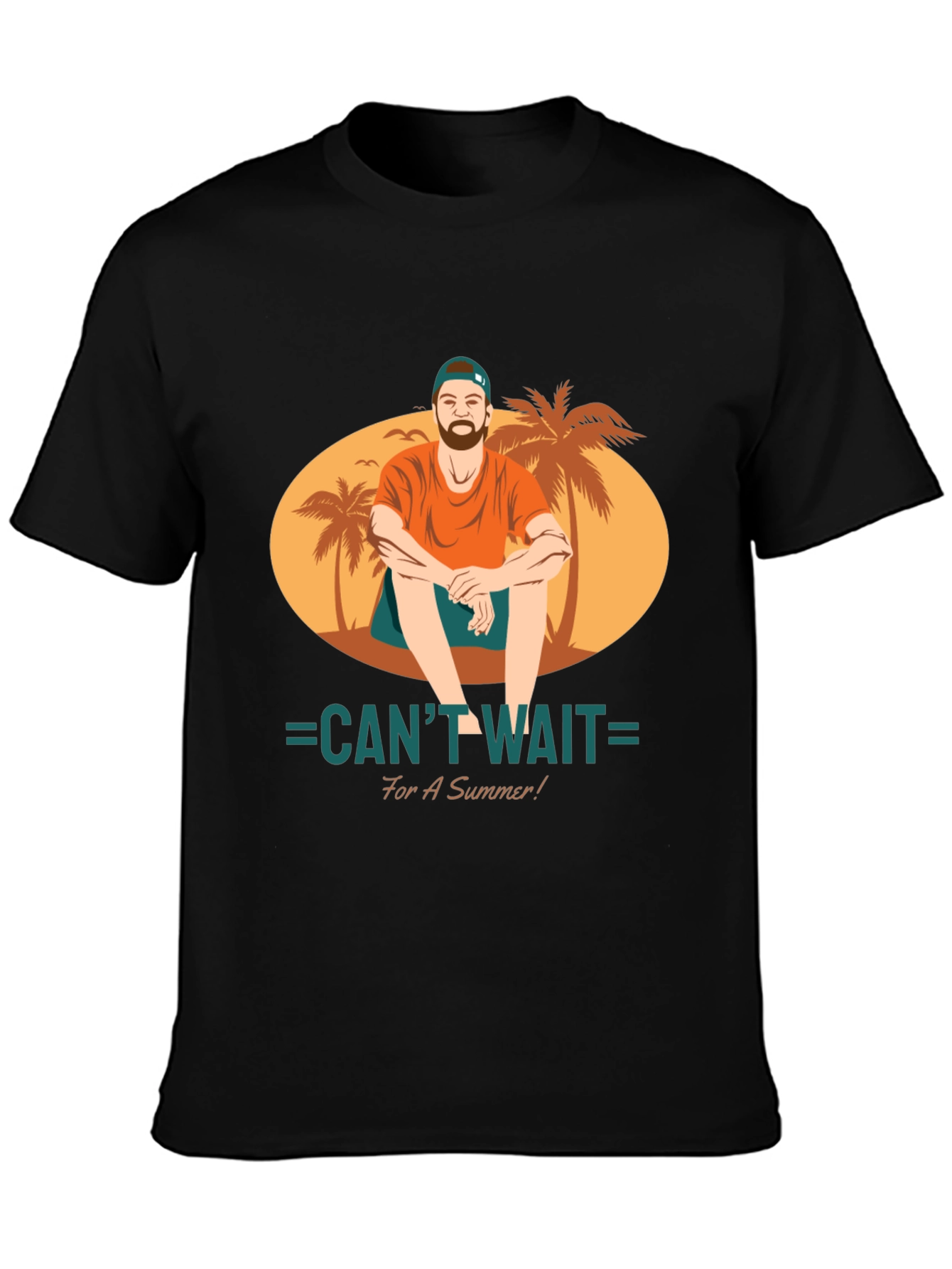 Summer Beach T-Shirt - Cant Wait