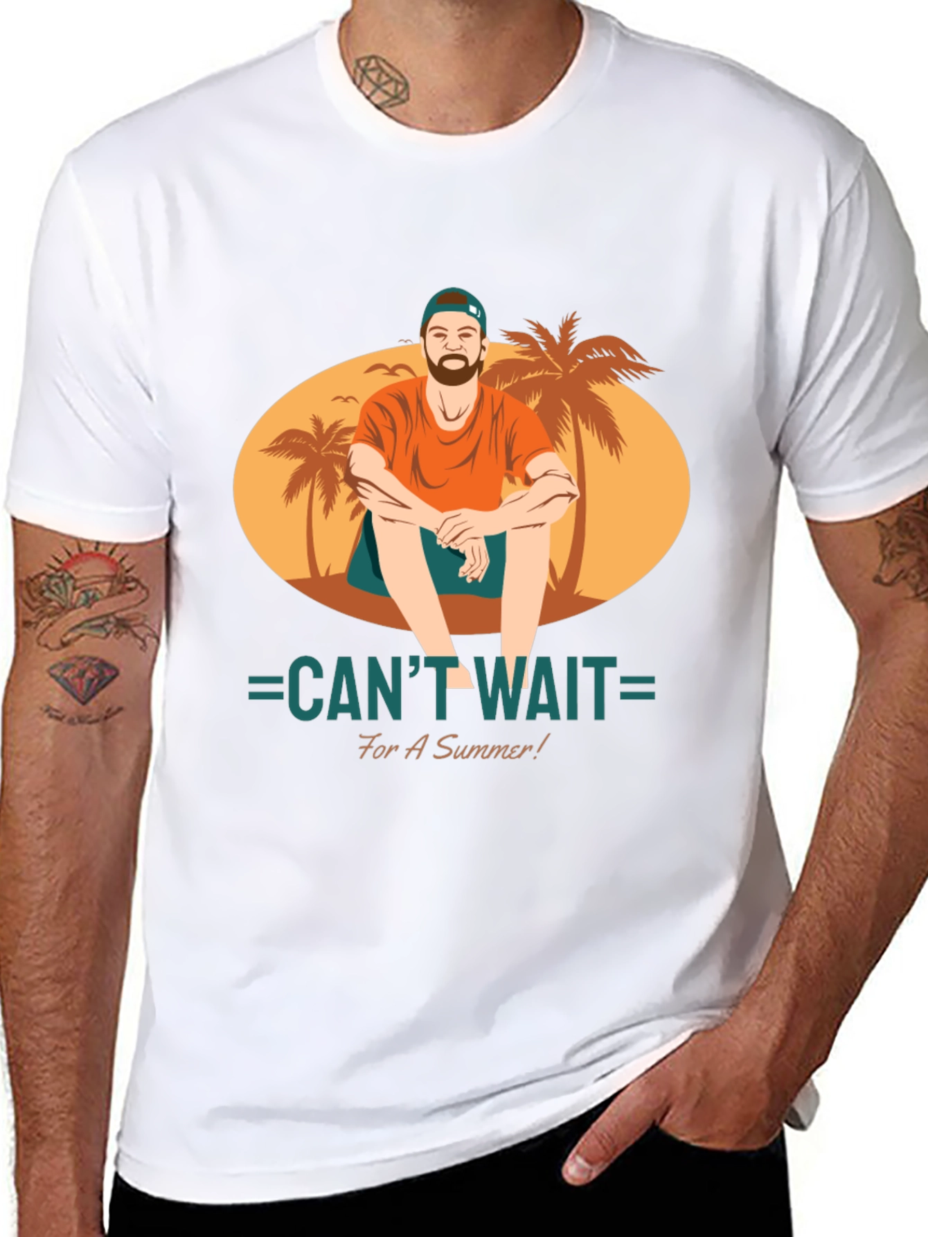 Summer Beach T-Shirt - Cant Wait
