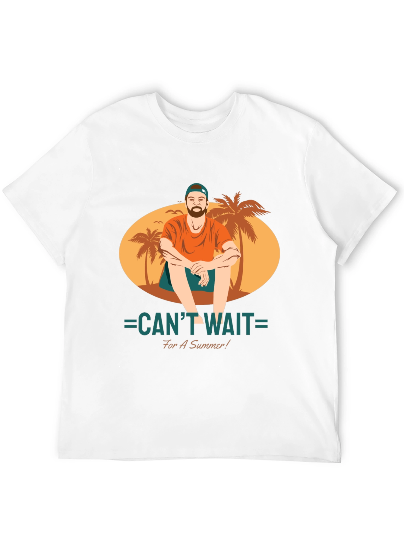 Summer Beach T-Shirt - Cant Wait