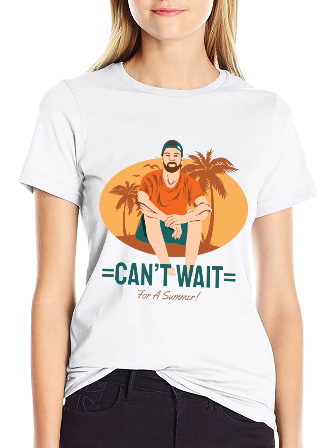 Summer Beach T-Shirt - Cant Wait