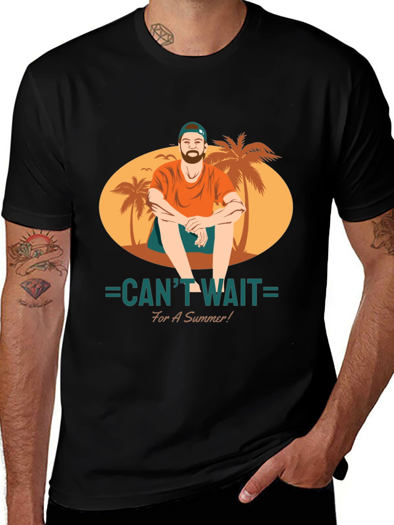 Summer Beach T-Shirt - Cant Wait