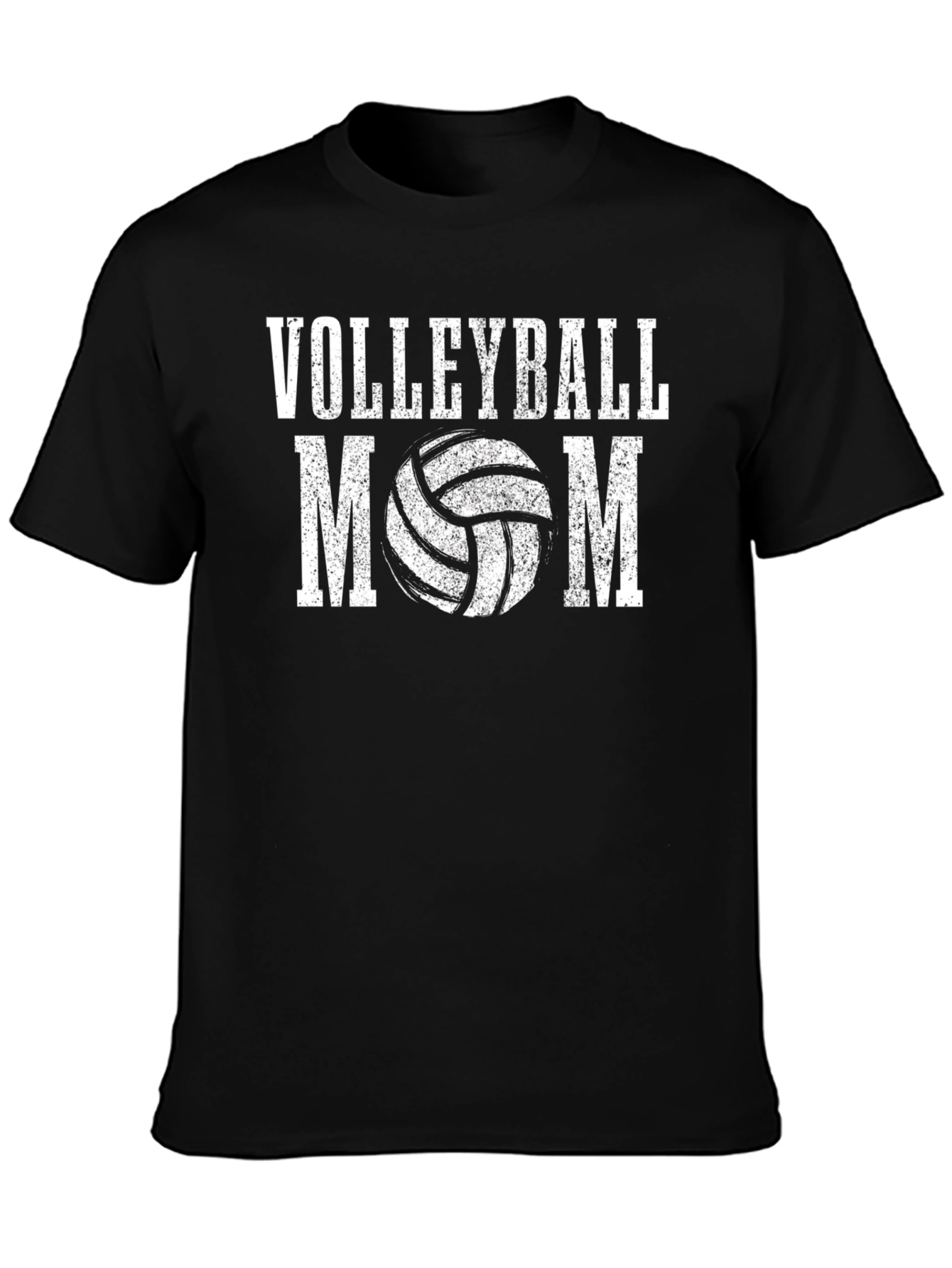 Volleyball Mom T-Shirt - Black Graphic Tee