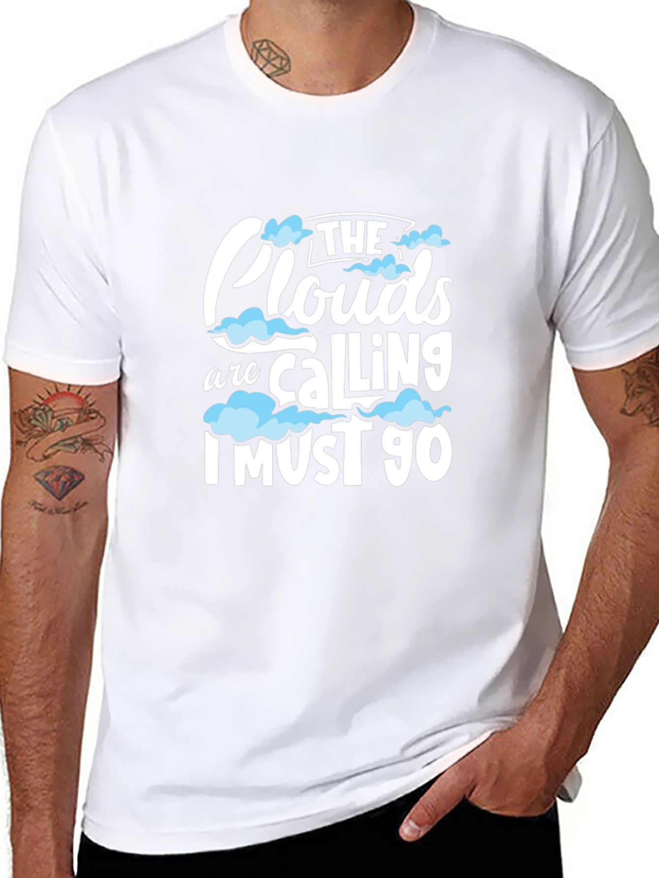 The Clouds are Calling Graphic T-Shirt