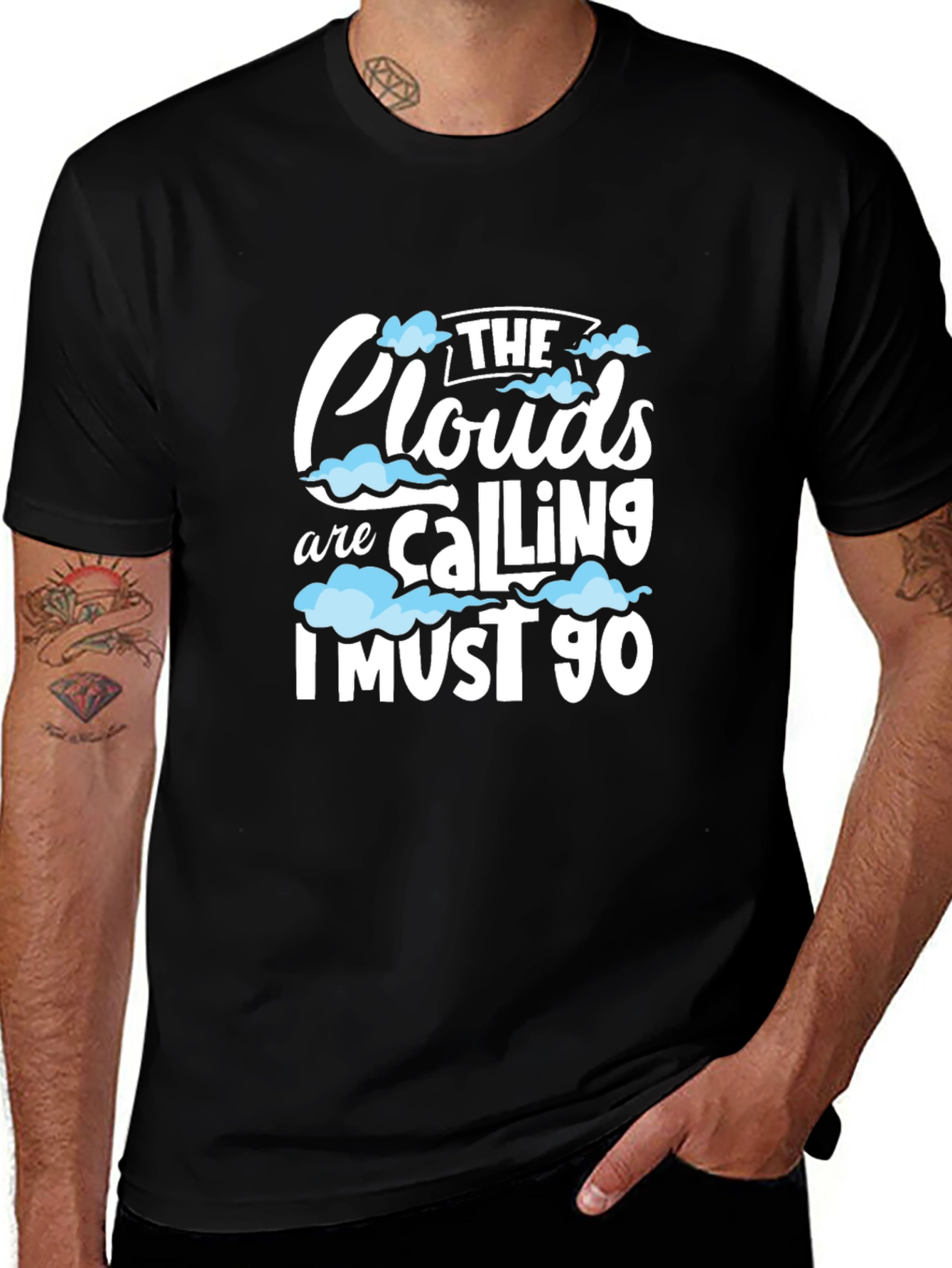 The Clouds are Calling Graphic T-Shirt