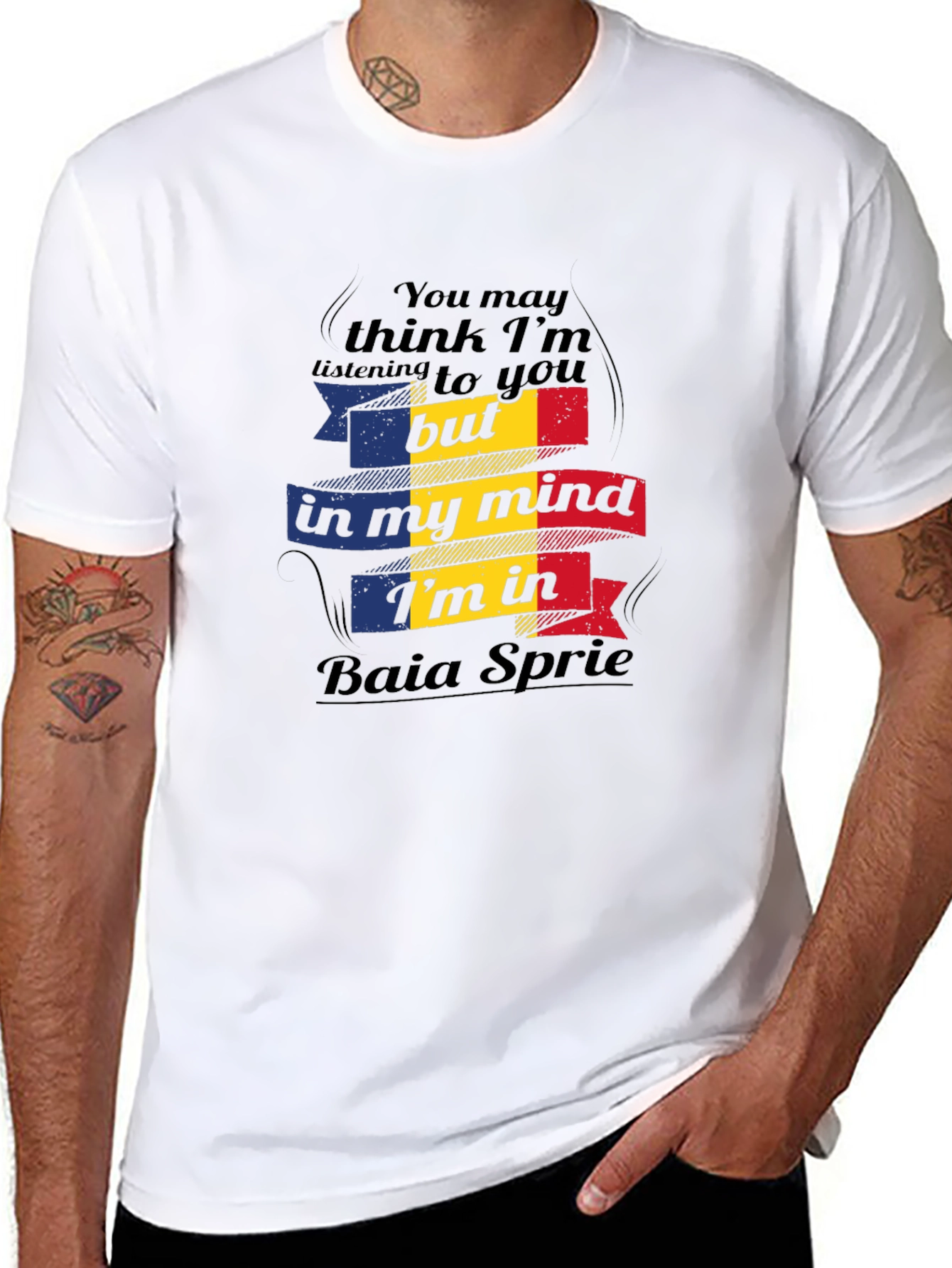 Baia Sprie Mind T-Shirt - Novelty Graphic Tee