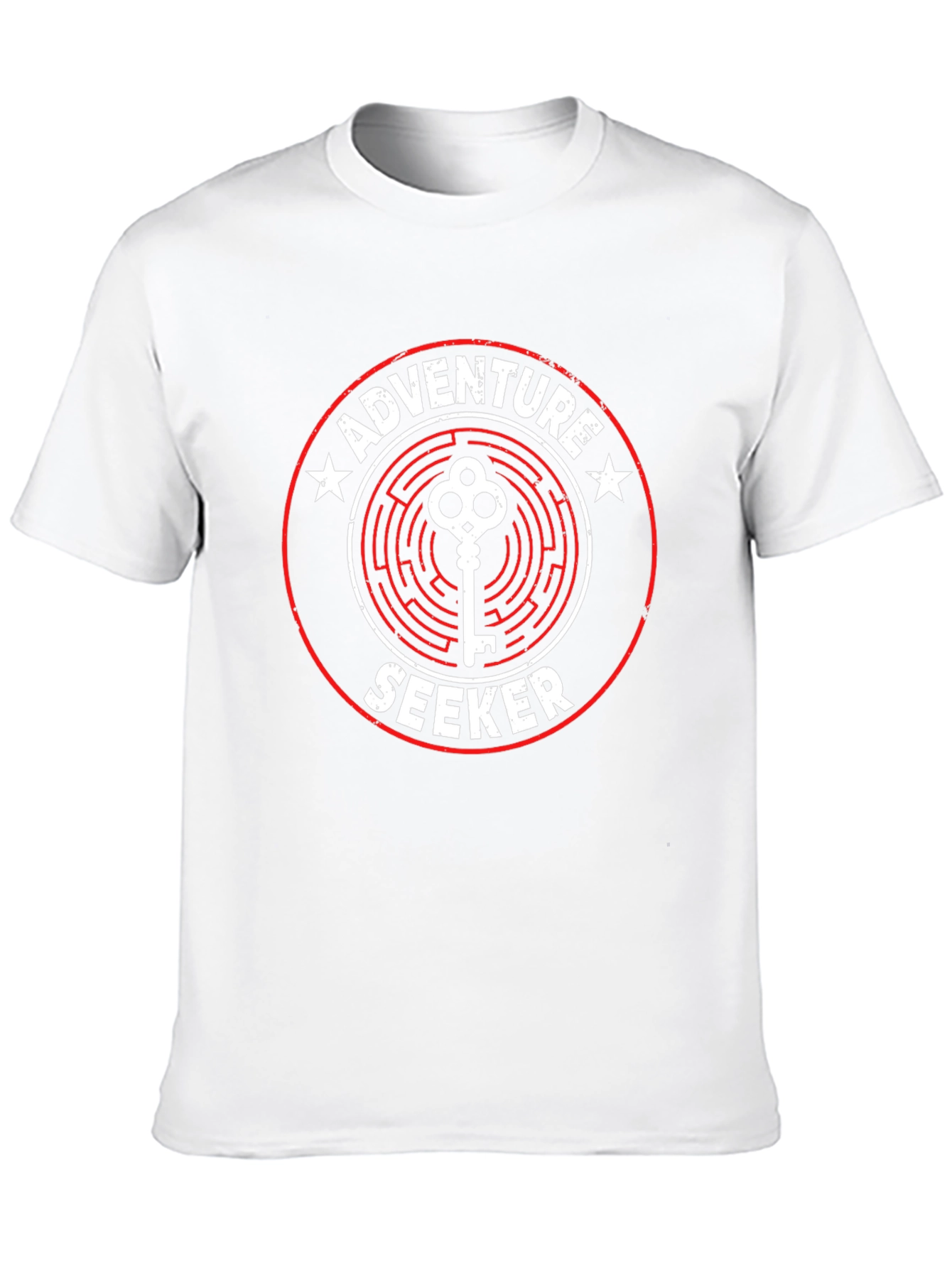 Adventure Seeker Graphic Tee - Maze Key Design