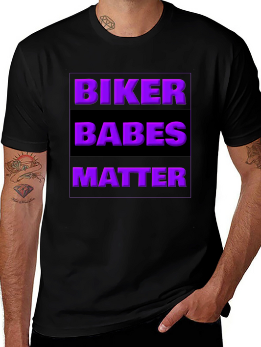 Biker Babes Matter Graphic Tee - Black