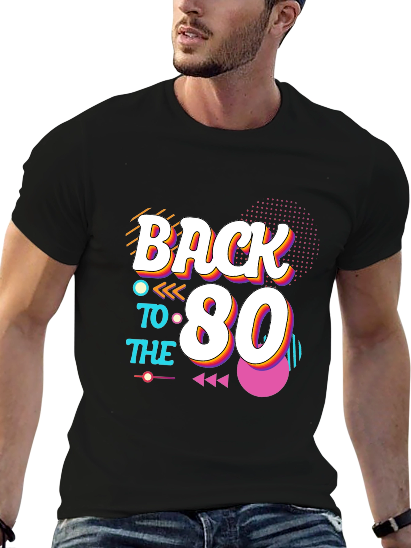 Back to the 80s Retro Graphic Tee