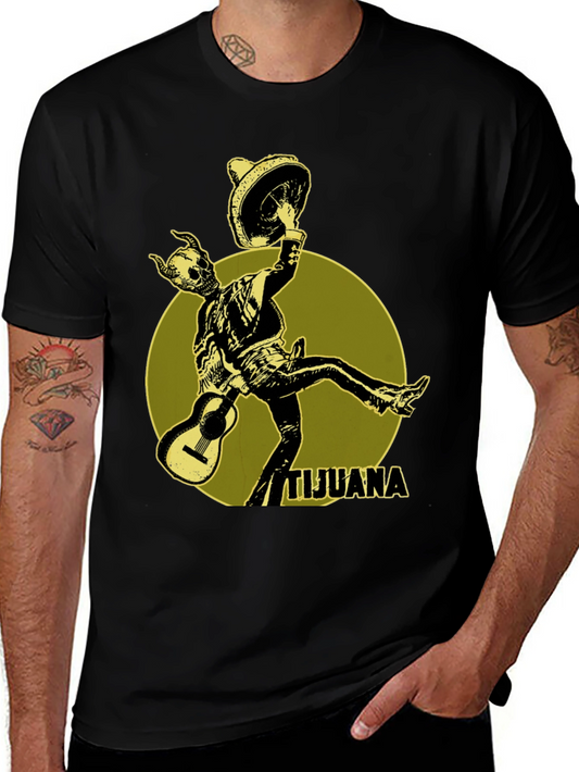 Tijuana Skeleton Mariachi T-Shirt