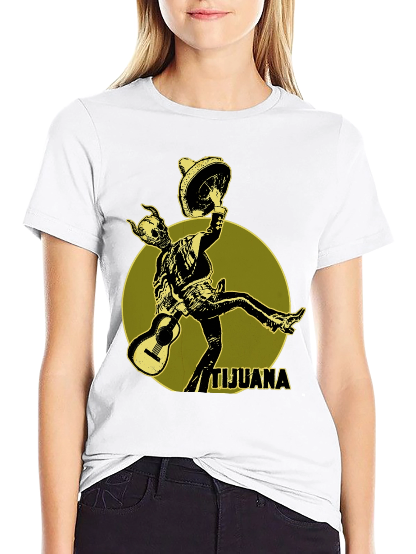 Tijuana Skeleton Mariachi T-Shirt