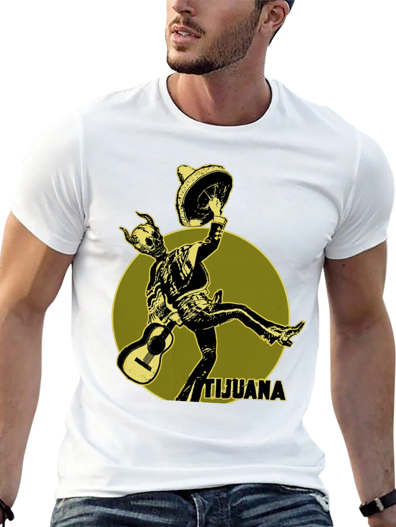 Tijuana Skeleton Mariachi T-Shirt