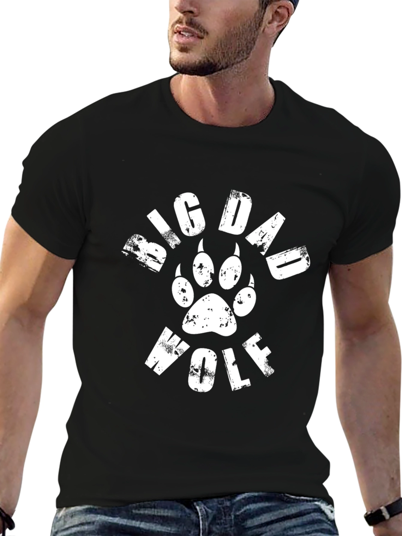 Big Dad Wolf T-Shirt - Mens Graphic Tee