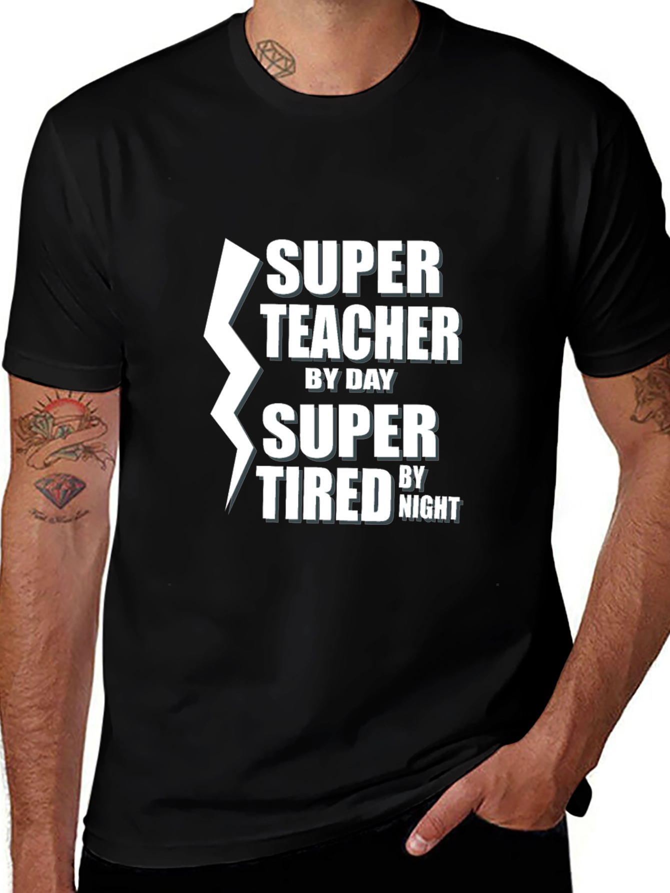 Super Teacher By Day Graphic T-Shirt