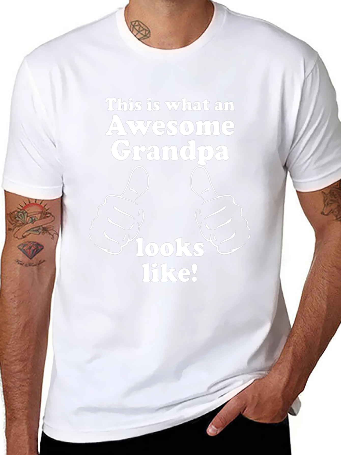 Awesome Grandpa T-Shirt - Gift for Grandfathers