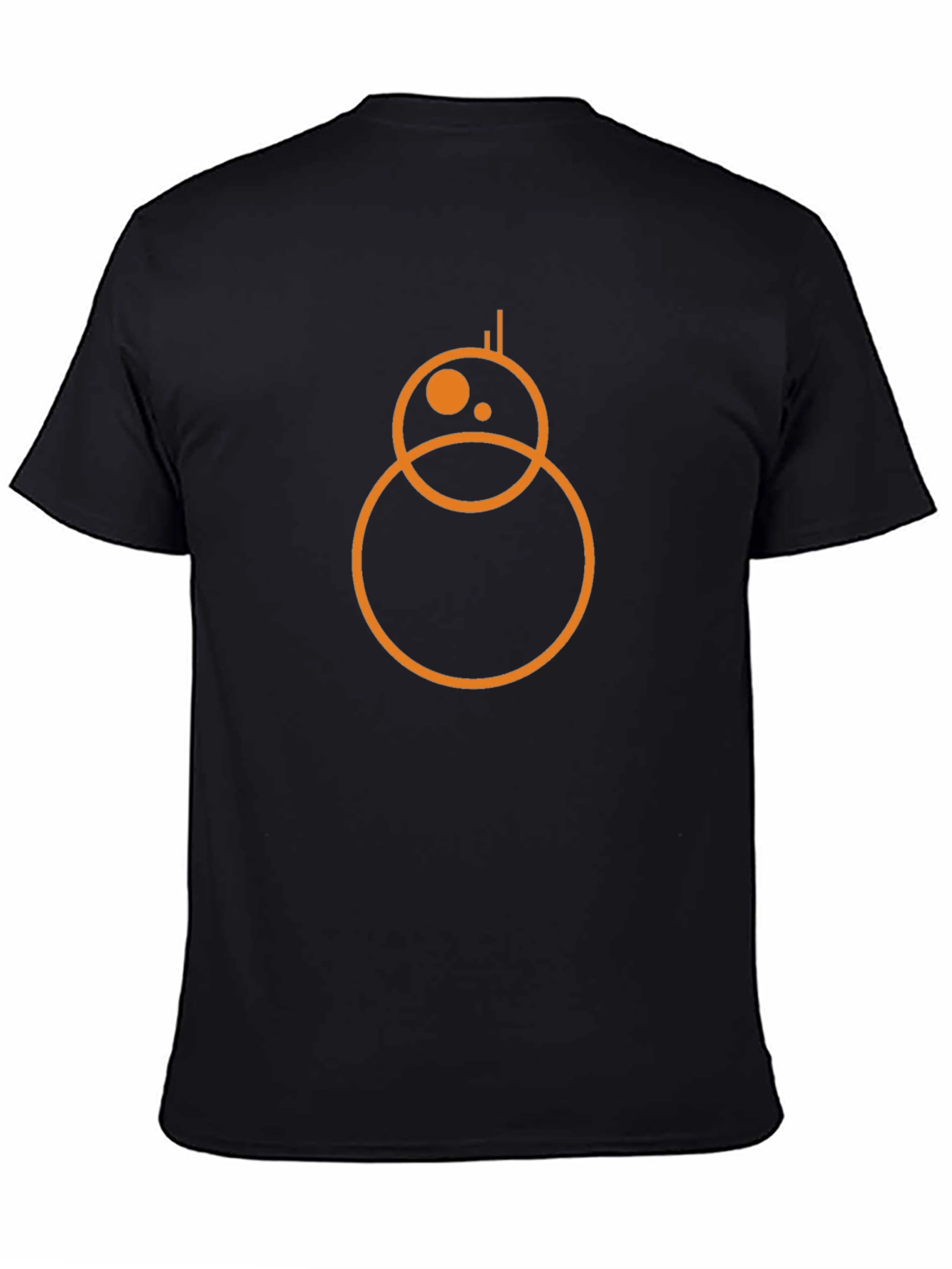 BB-8 Droid Graphic Tee - Black Cotton T-Shirt