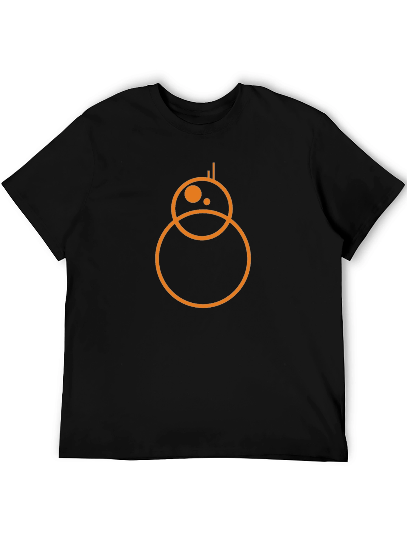 BB-8 Droid Graphic Tee - Black Cotton T-Shirt