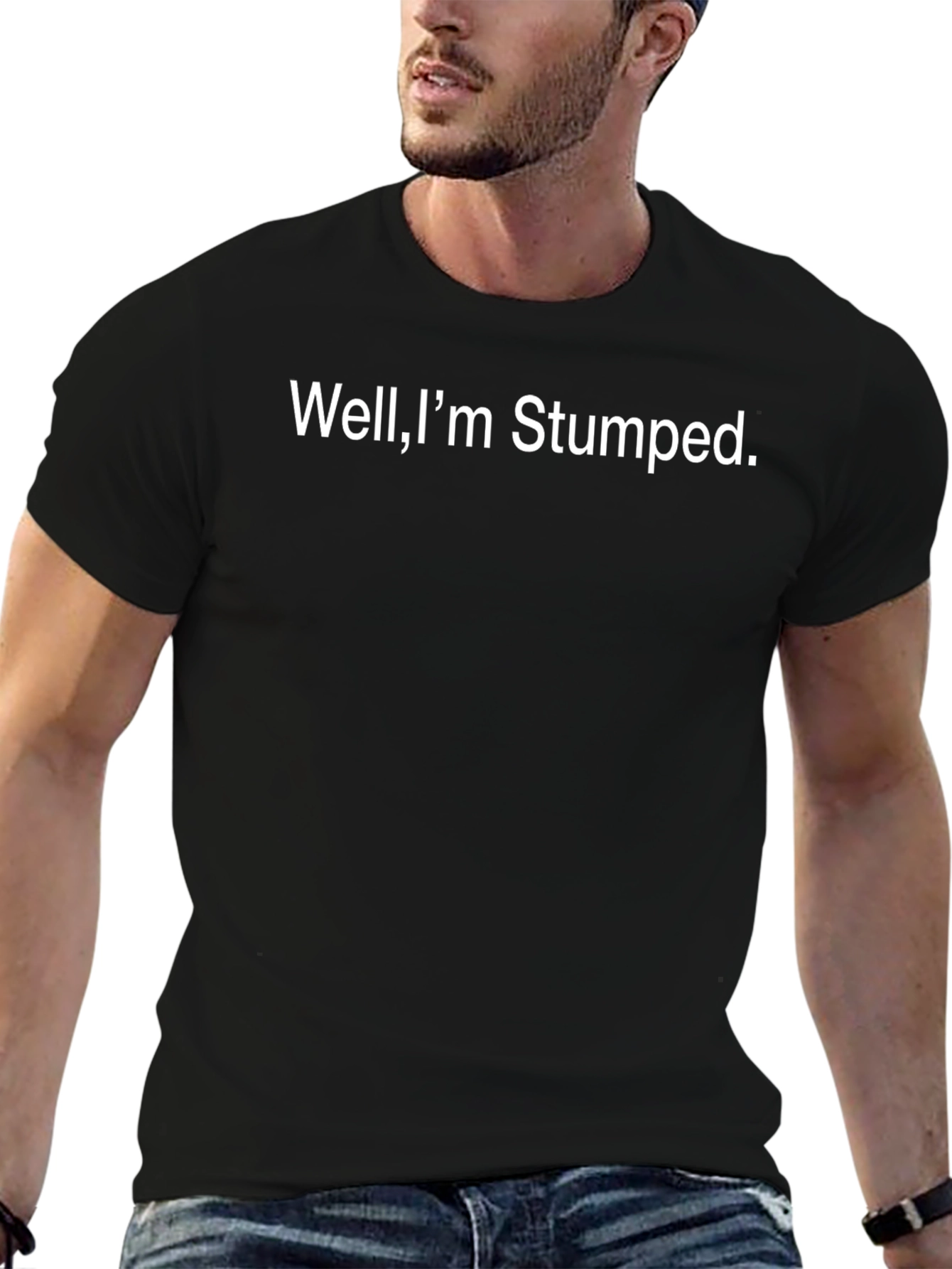 Well Im Stumped Black T-Shirt