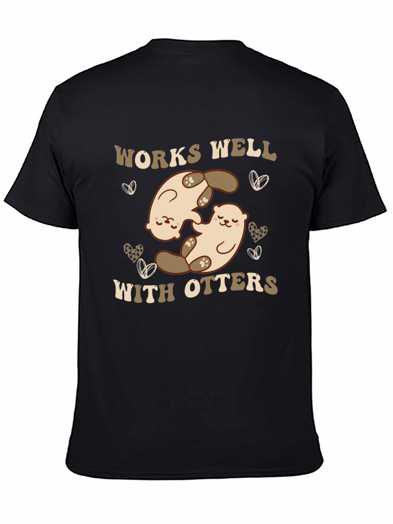 Works Well With Otters Graphic T-Shirt