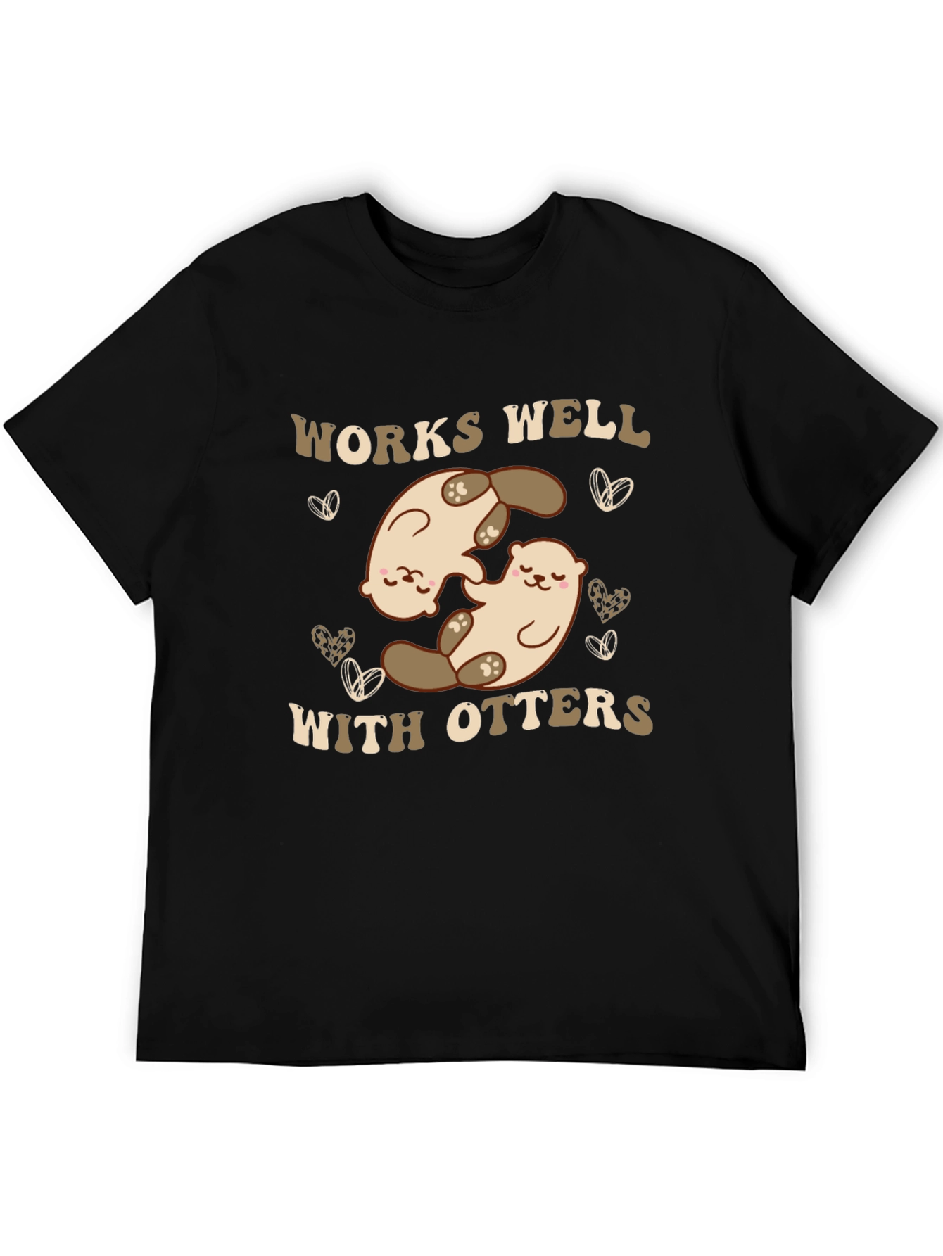 Works Well With Otters Graphic T-Shirt