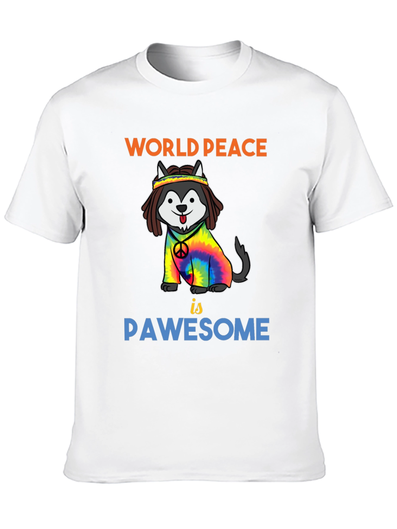 World Peace Pawsome Dog T-Shirt