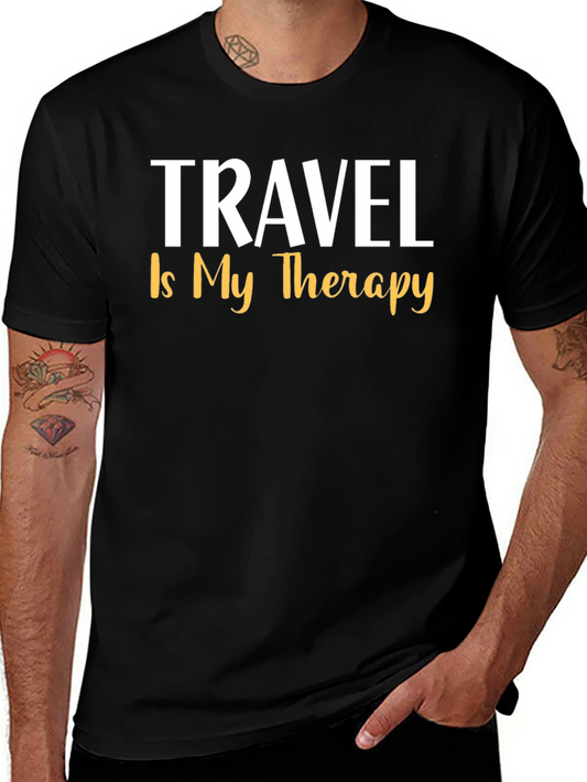 Travel Is My Therapy Graphic Tee