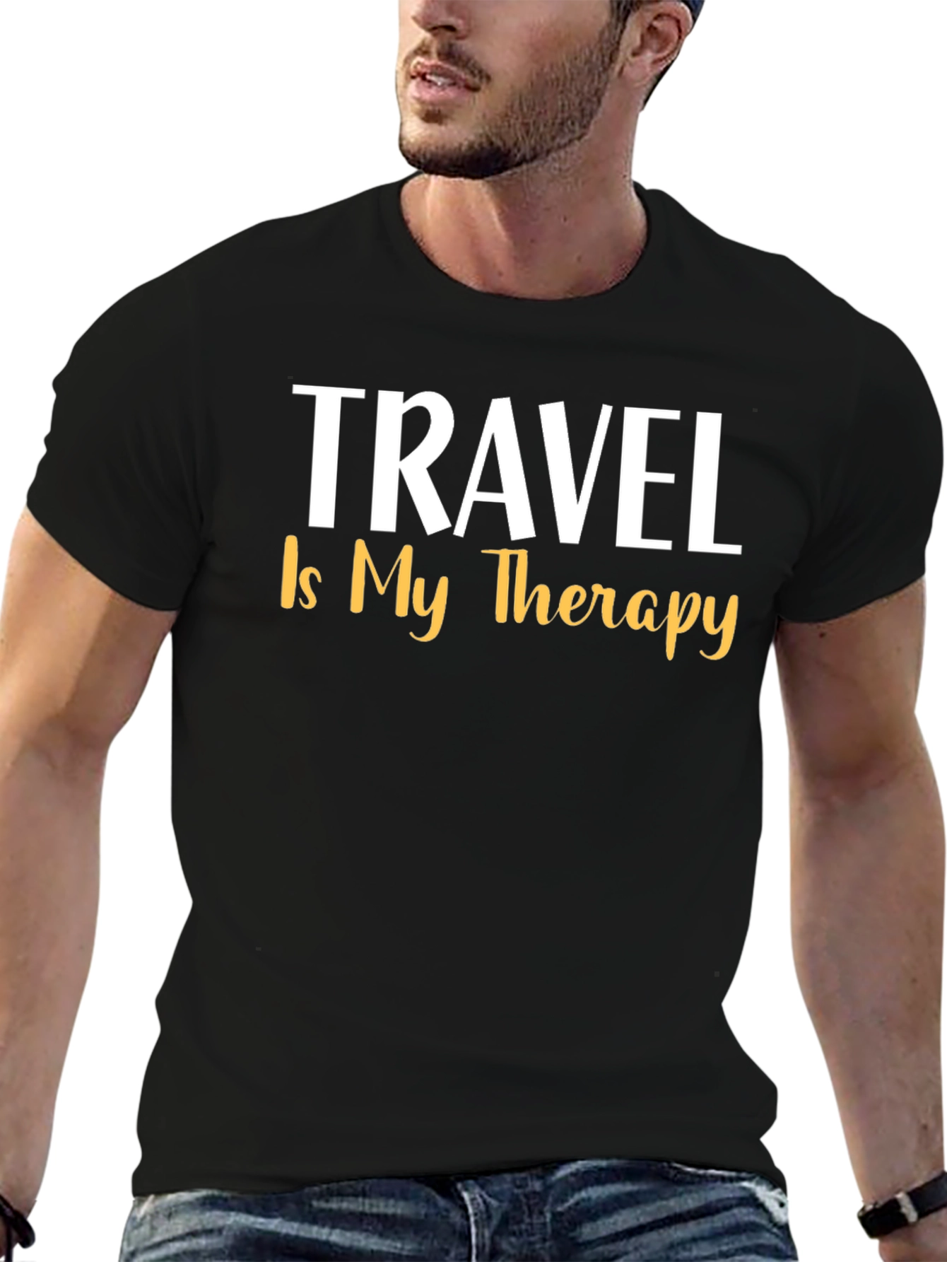 Travel Is My Therapy Graphic Tee