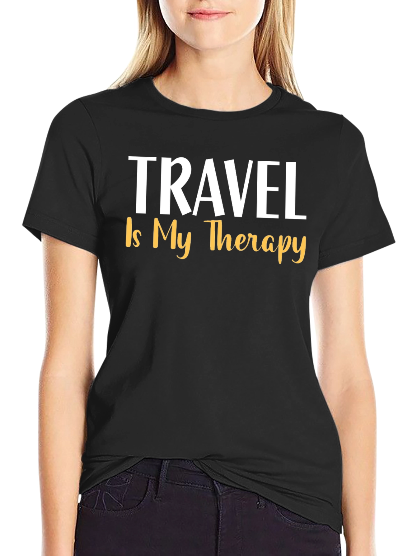Travel Is My Therapy Graphic Tee