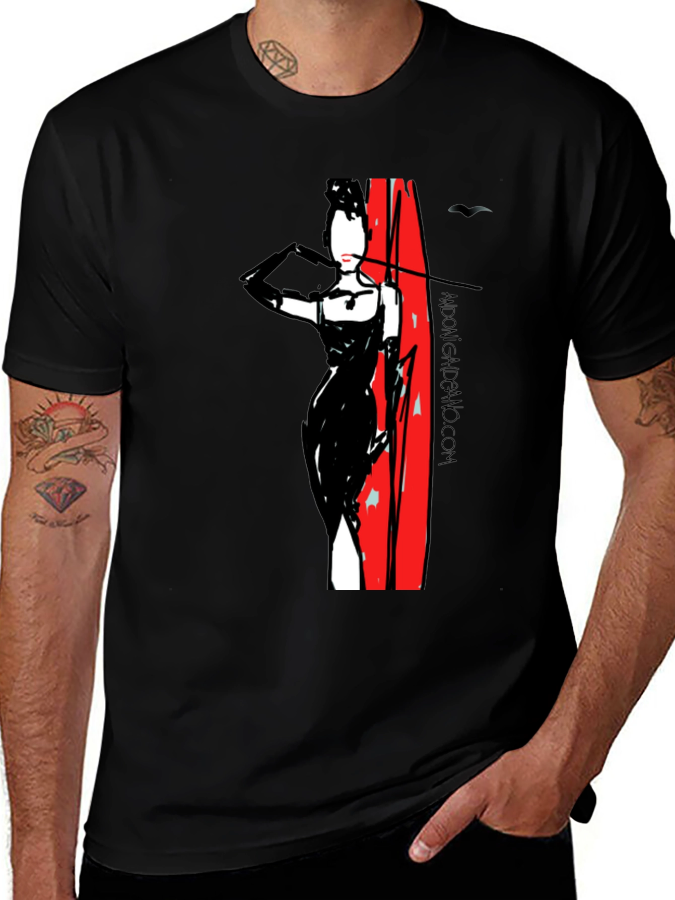 Stylish Graphic Tee: Audrey Hepburn Inspired Fashion