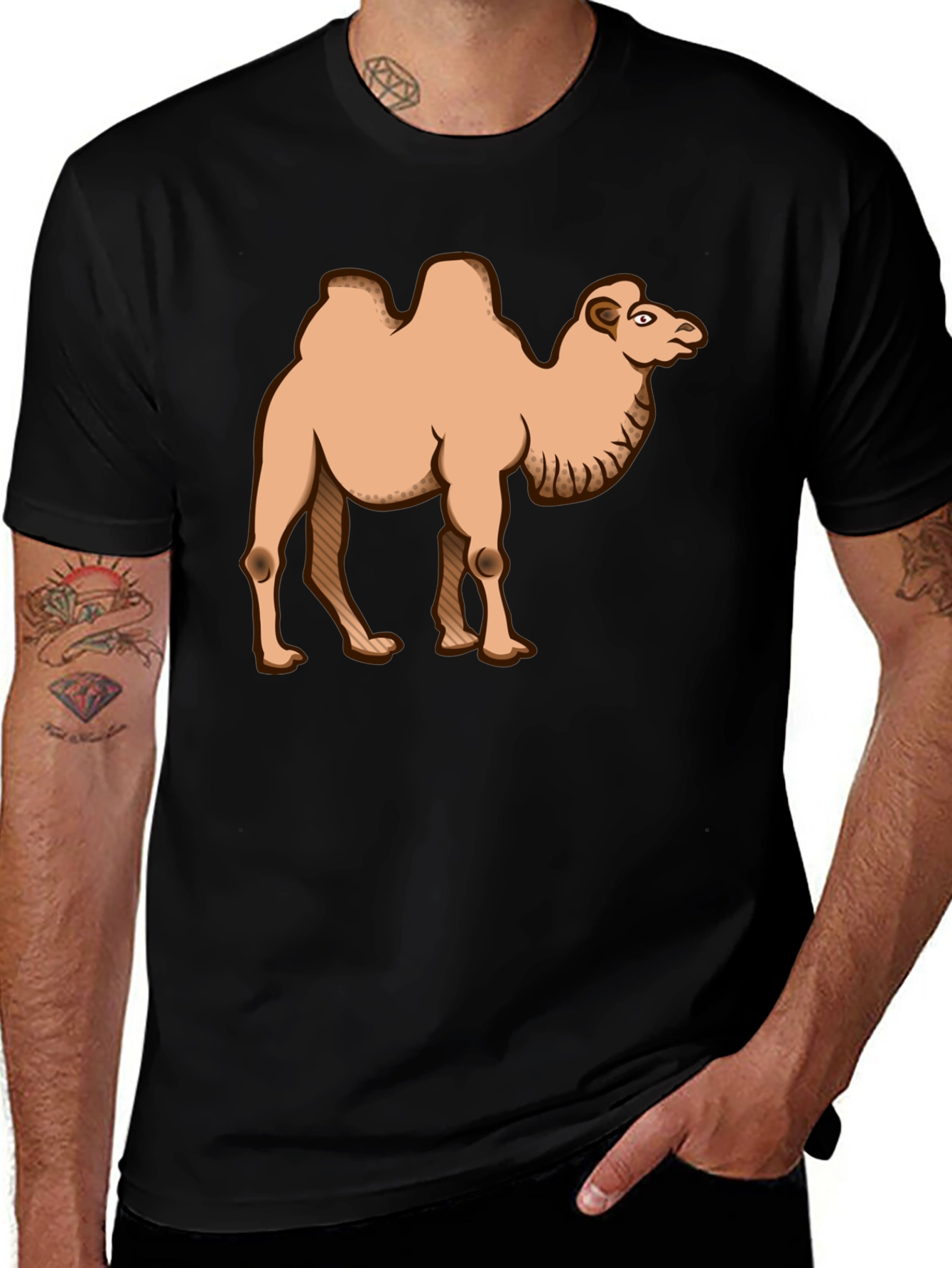 Camel T-Shirt - Humorous Desert Animal Graphic Tee
