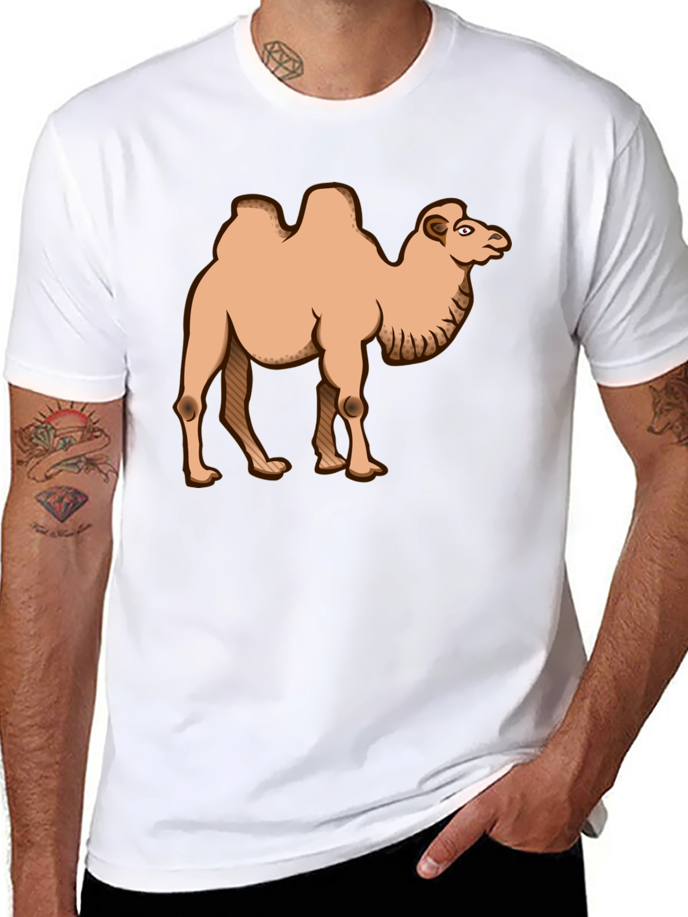 Camel T-Shirt - Humorous Desert Animal Graphic Tee