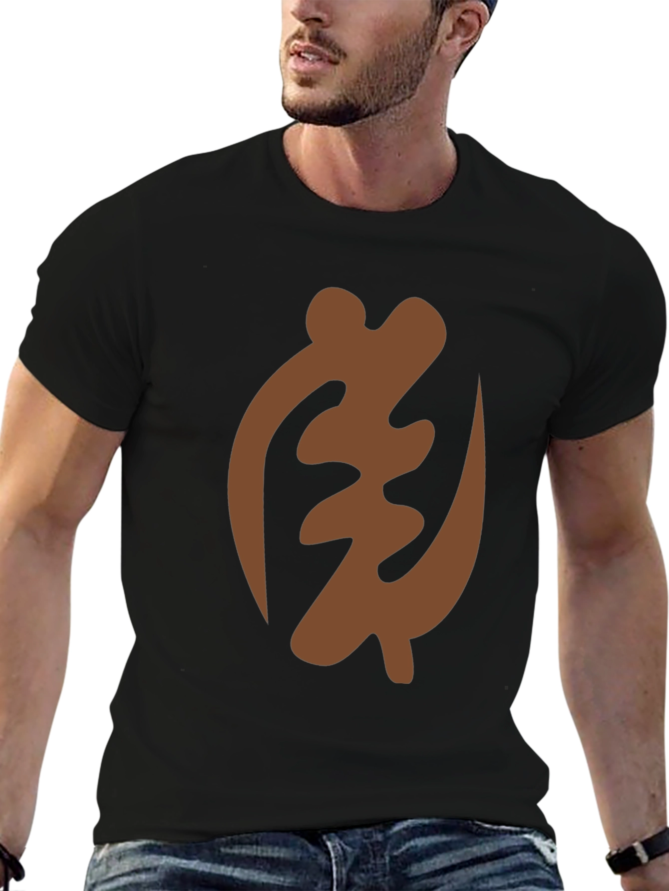 Adinkra Symbol T-Shirt - Gye Nyame Design