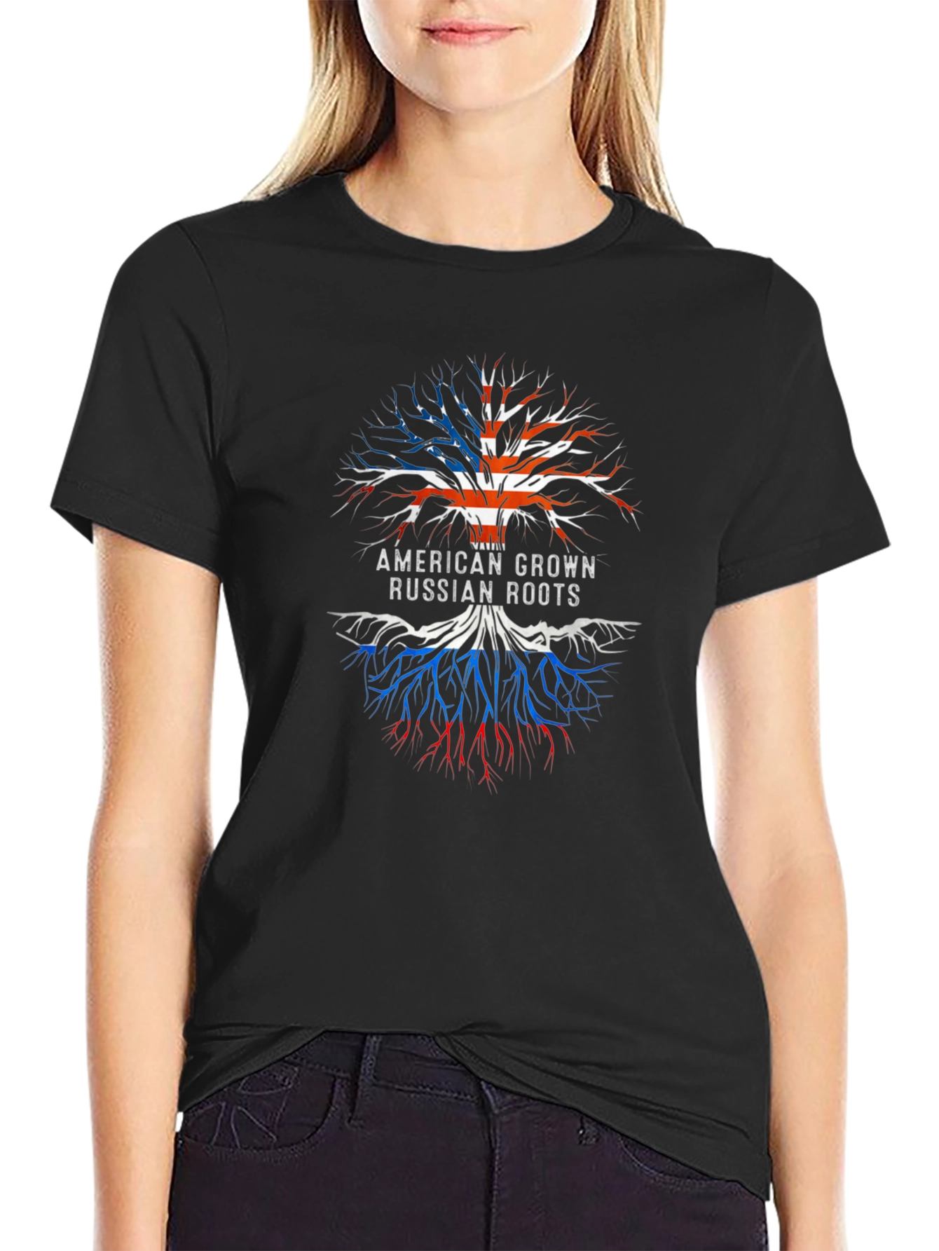 American Grown Russian Roots T-Shirt