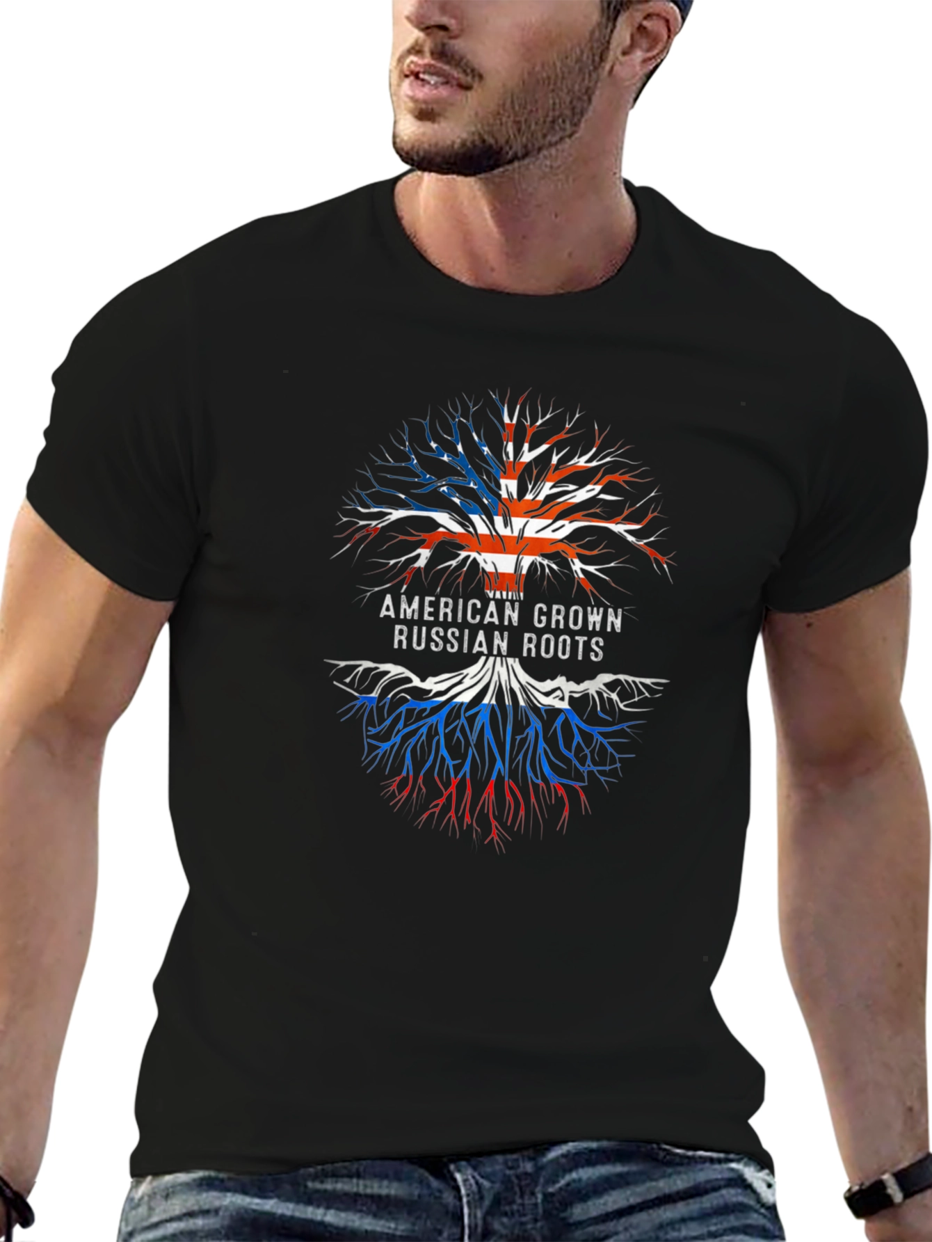 American Grown Russian Roots T-Shirt