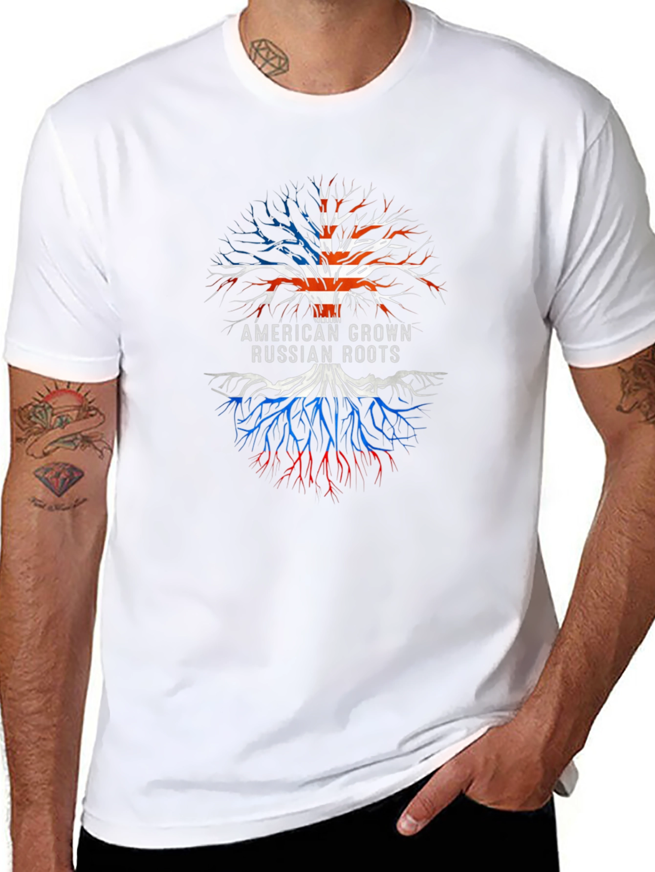 American Grown Russian Roots T-Shirt