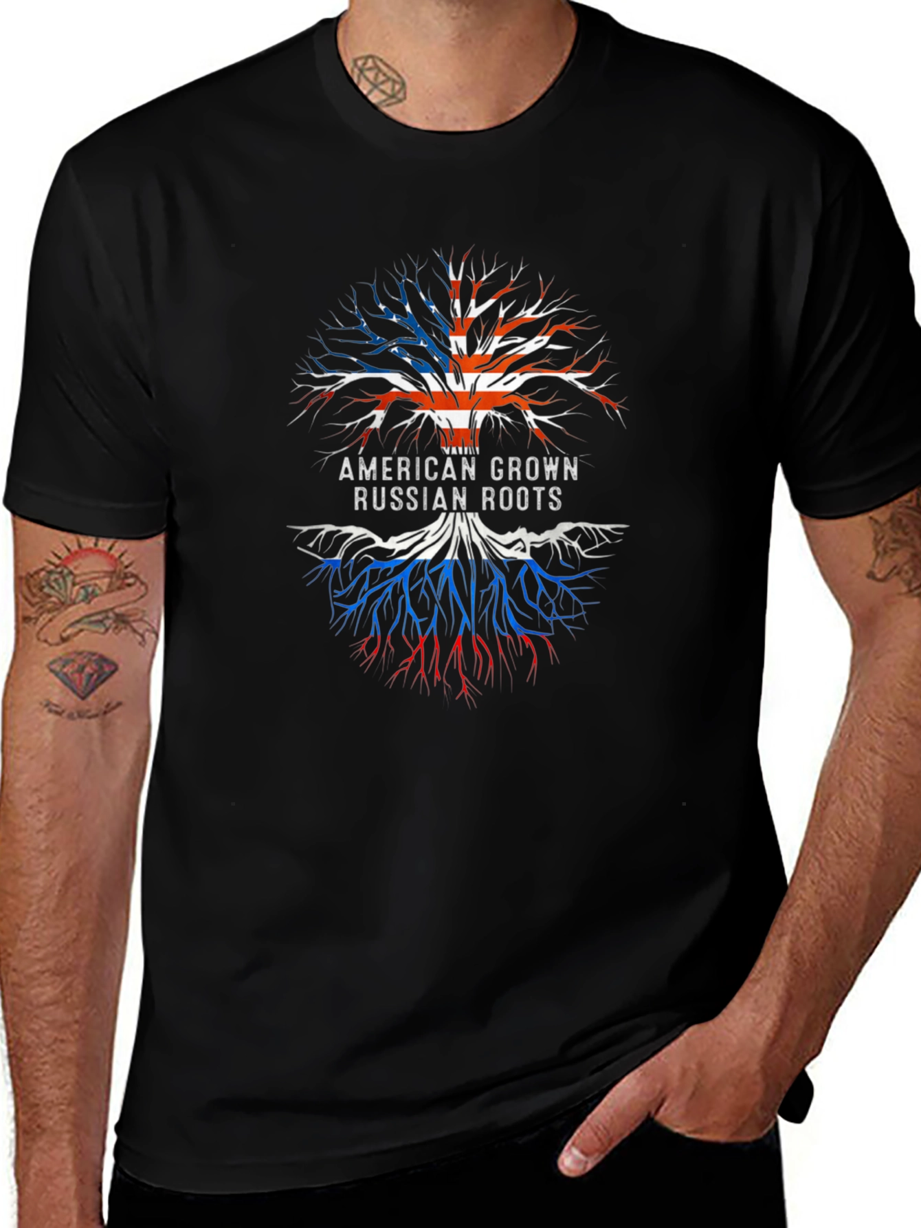 American Grown Russian Roots T-Shirt
