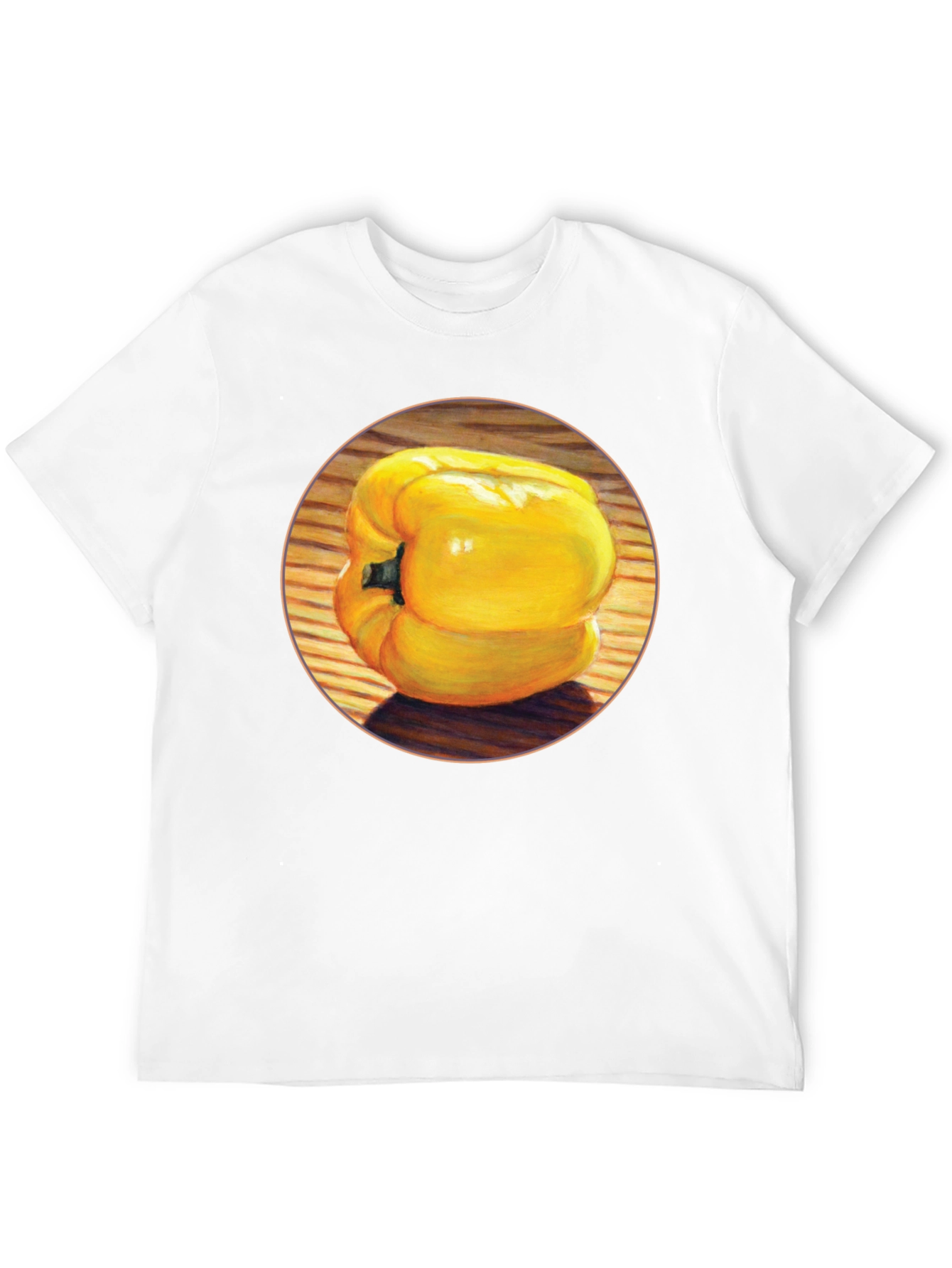 Yellow Pepper Graphic Tee - Unisex Black T-Shirt