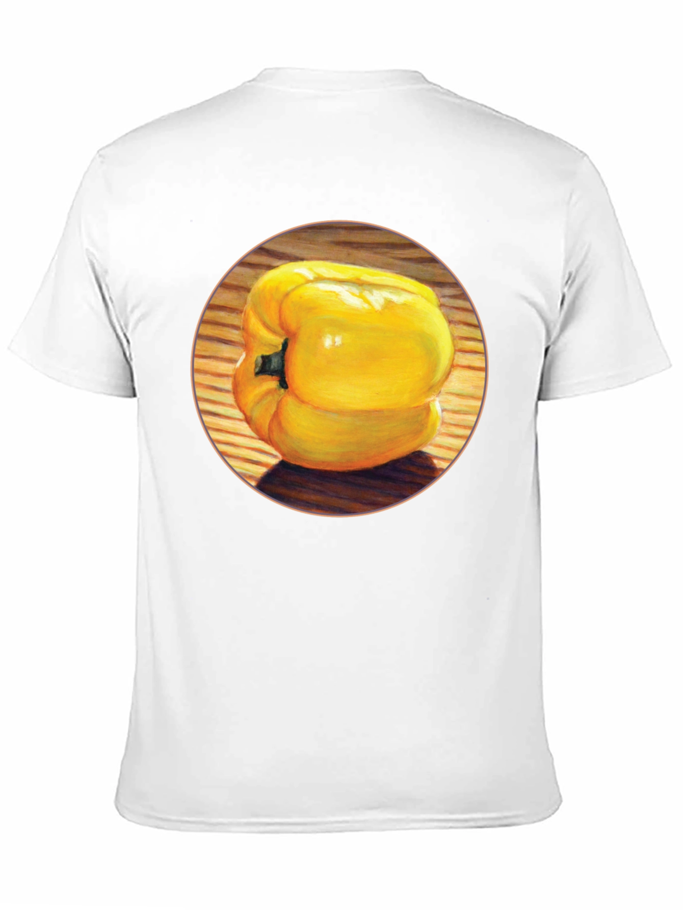 Yellow Pepper Graphic Tee - Unisex Black T-Shirt